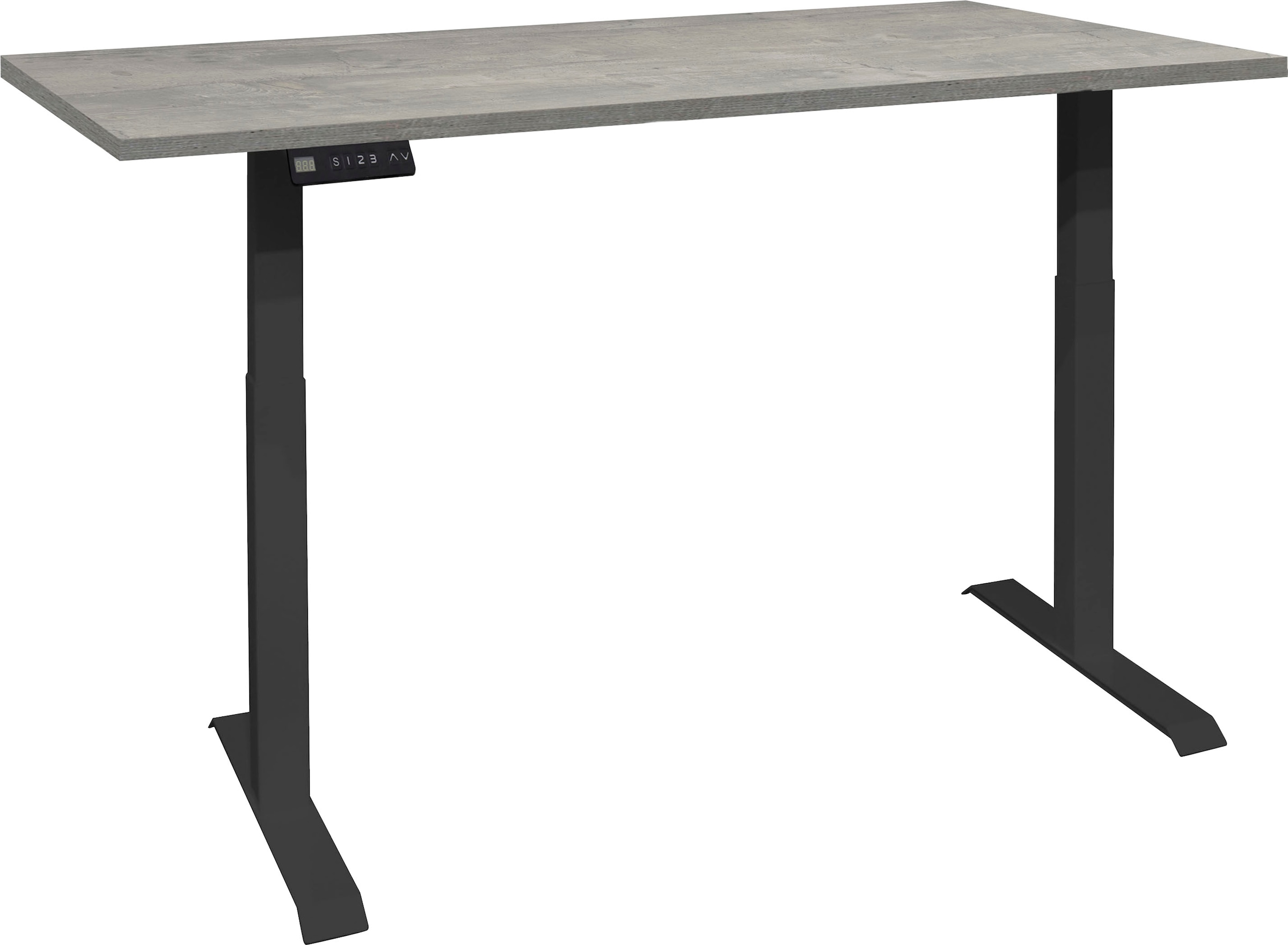 Mäusbacher Schreibtisch "Big System Office", Breite 140 cm, elektrisch höhenverstellbar