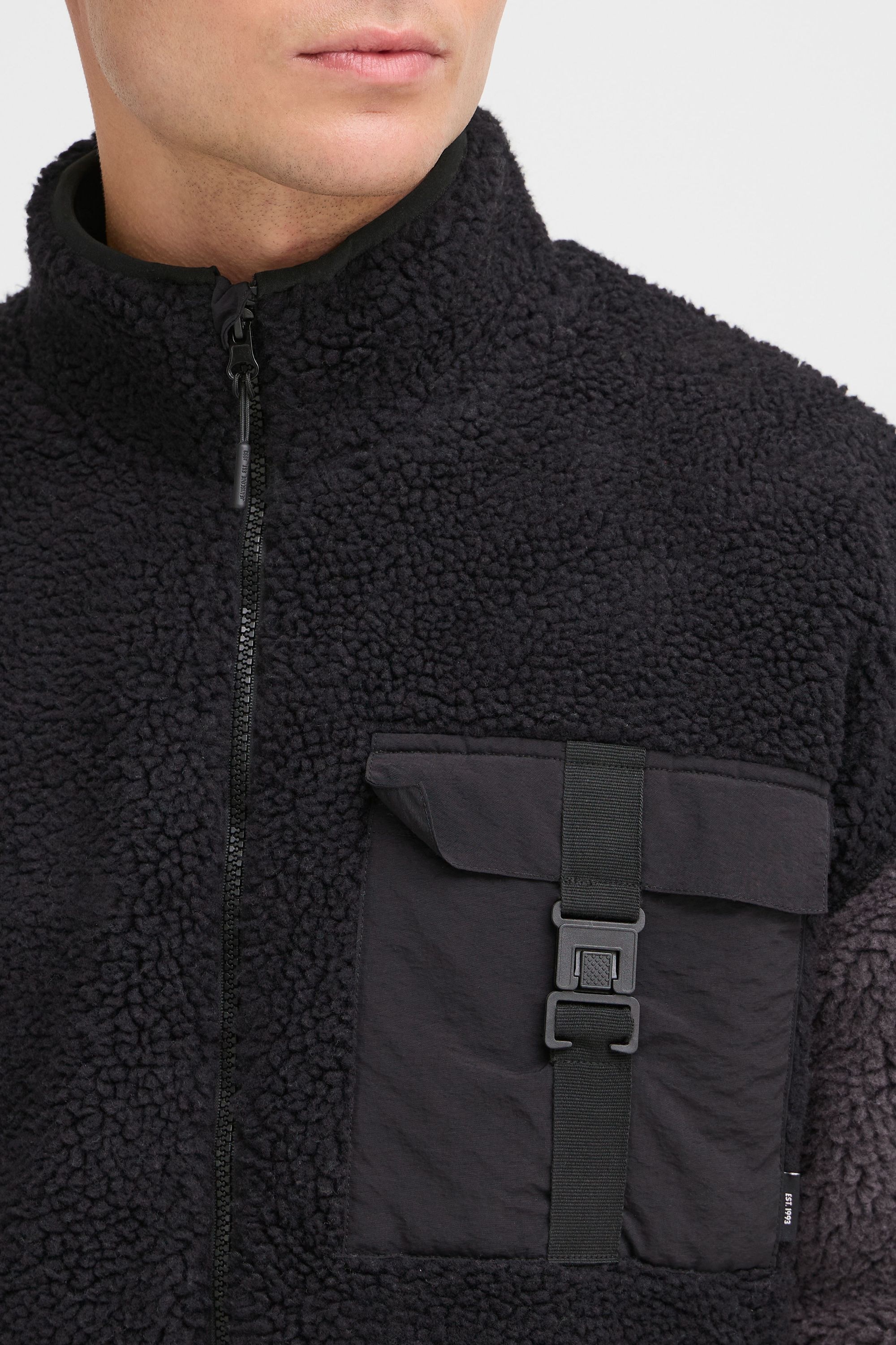 Indicode Fellimitatjacke »Fellimitatjacke IDTrautmar« ohne Kapuze