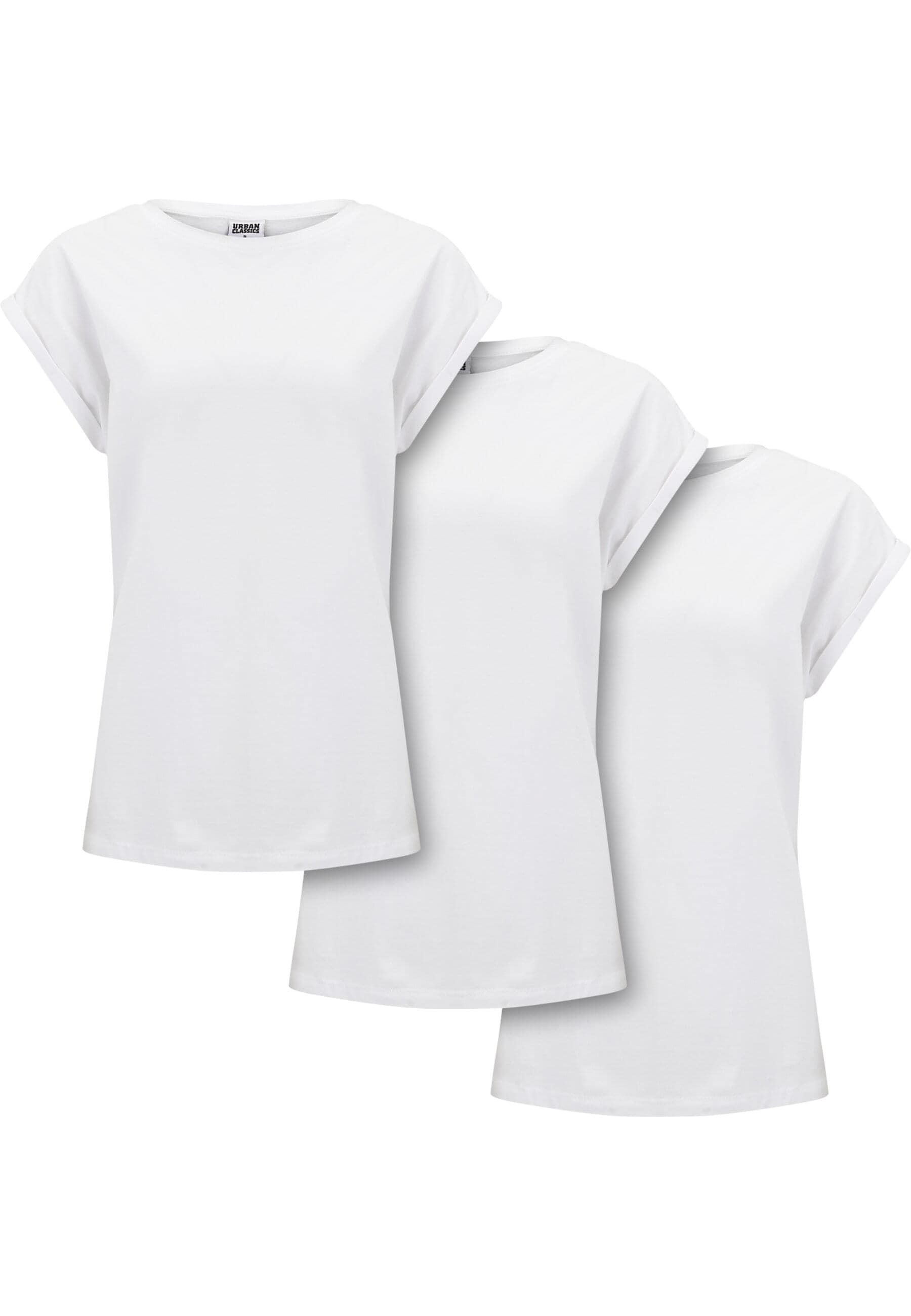 URBAN CLASSICS T-Shirt "Urban Classics Damen Ladies Extended Shoulder Tee 3 günstig online kaufen