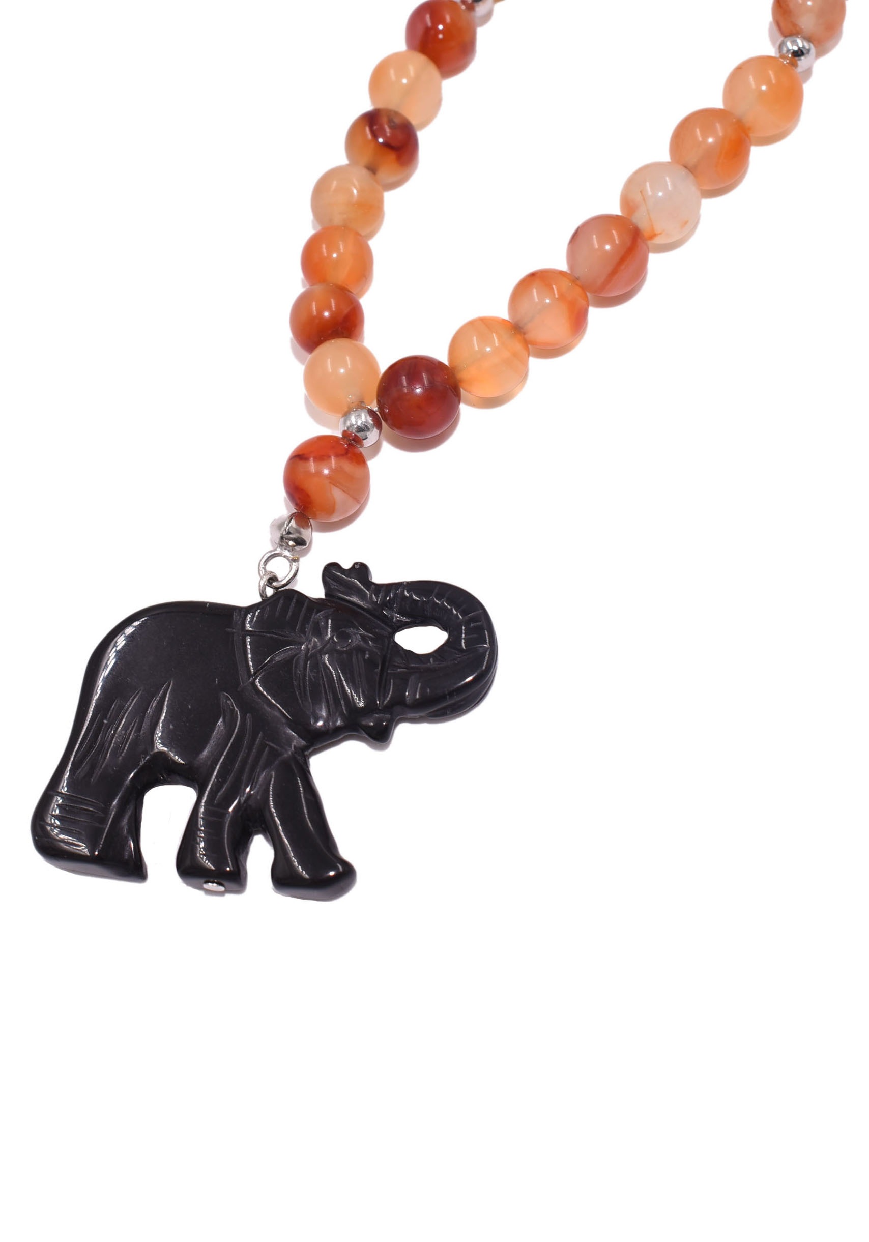 Firetti Kette mit Anhänger »Schmuck Geschenk Halsschmuck Halskette Steinkette Karneol«, Made in Germany - mit Karneol