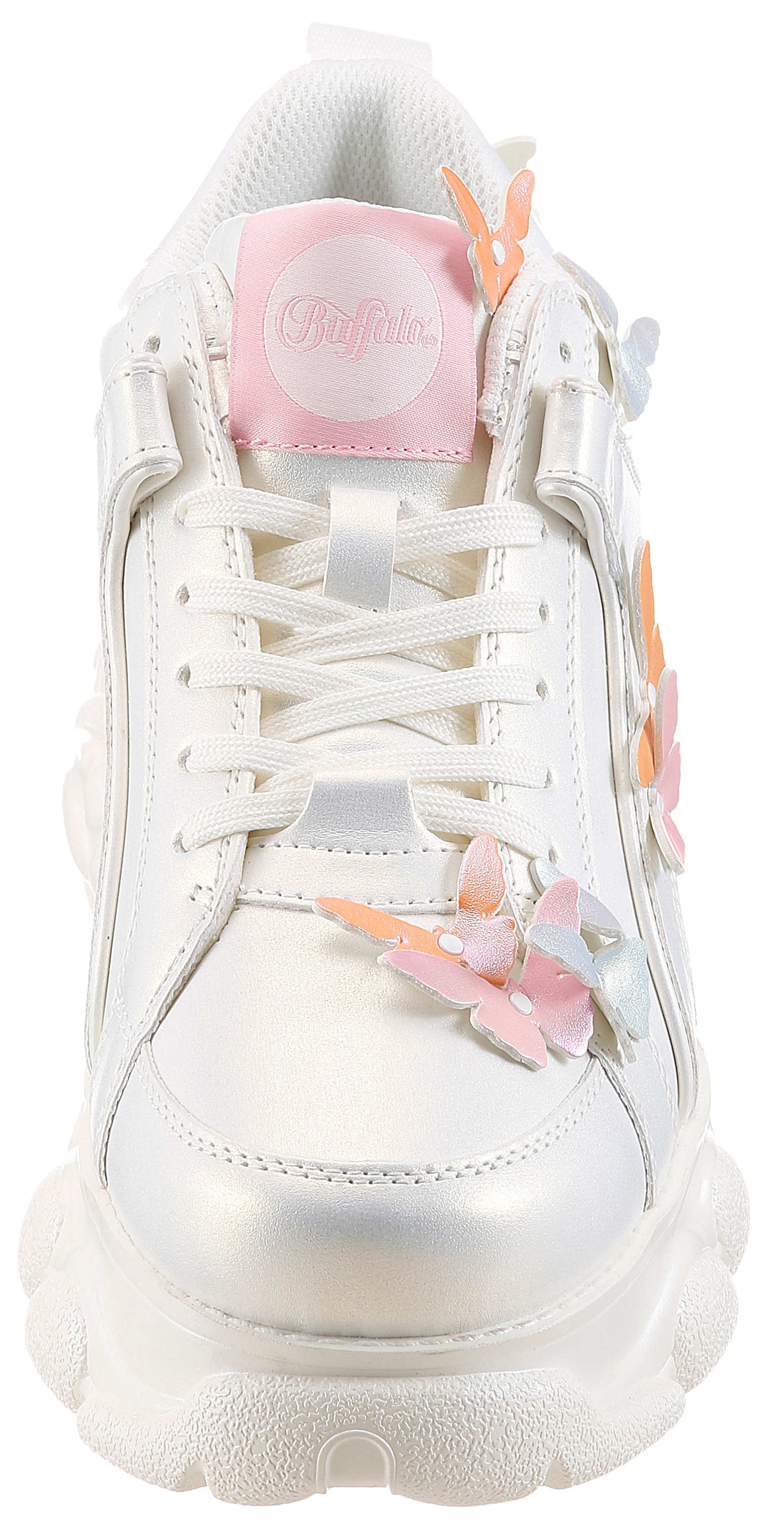 Buffalo Plateausneaker  Freizeitschuh, Schnürer, Ugly Sneaker mit Bestickungen