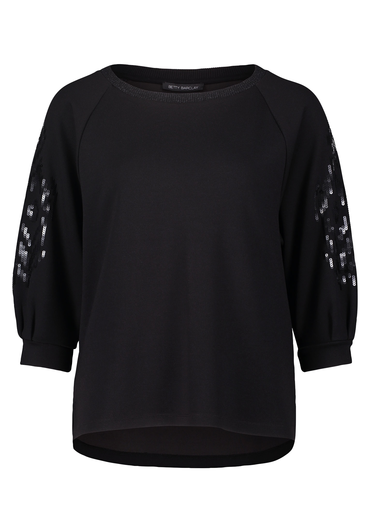 Betty Barclay 3/4-Arm-Shirt »Betty Barclay Sweatshirt mit Trompetenärmeln«, Stickerei