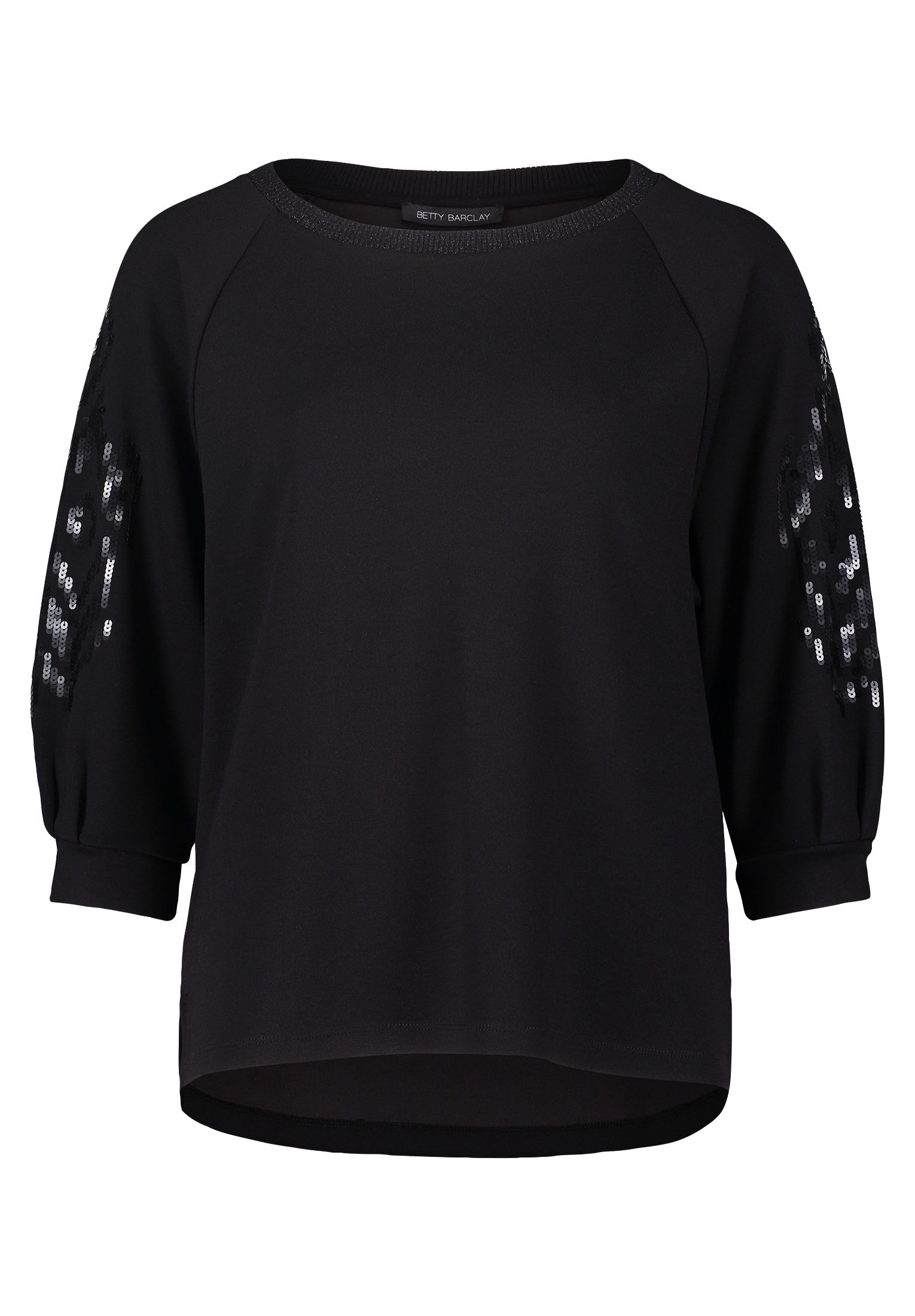 Betty Barclay 3/4-Arm-Shirt "Betty Barclay Damen Sweatshirt mit Trompetenär günstig online kaufen