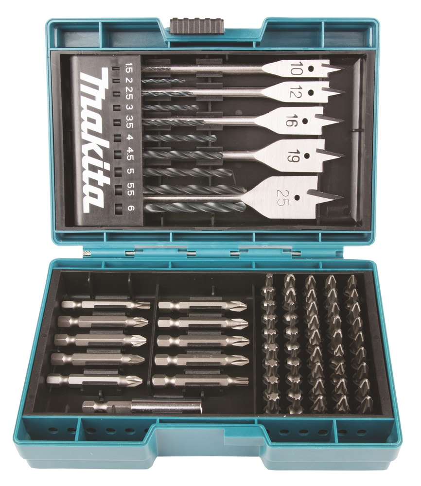 Makita Bohrer- und Bitset »»B-50295««, 71-tlg., inkl. Aufbewahrungskoffer
