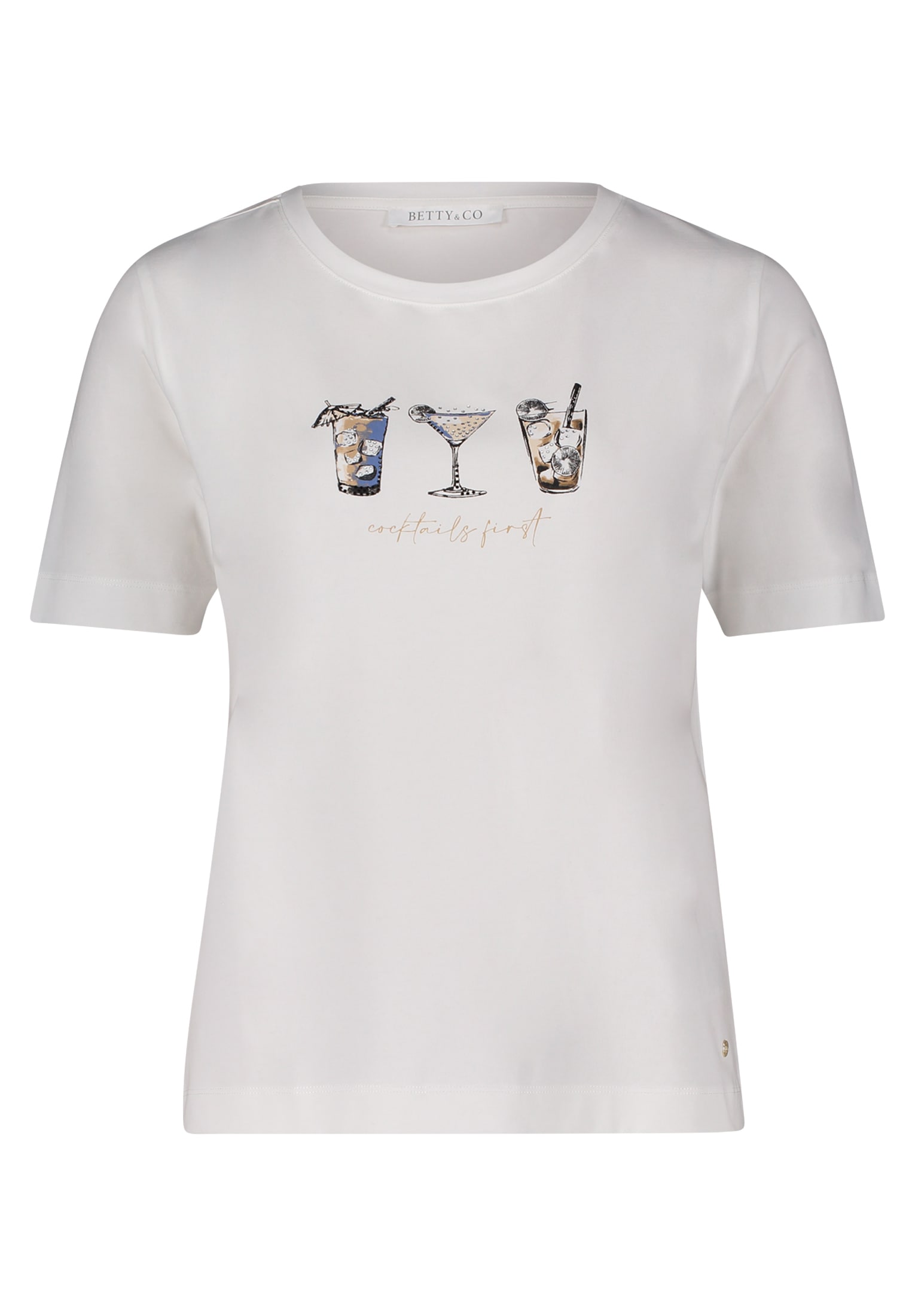 Betty&Co Kurzarmshirt »Betty & Co Casual-Shirt mit Print«, (1 tlg.)