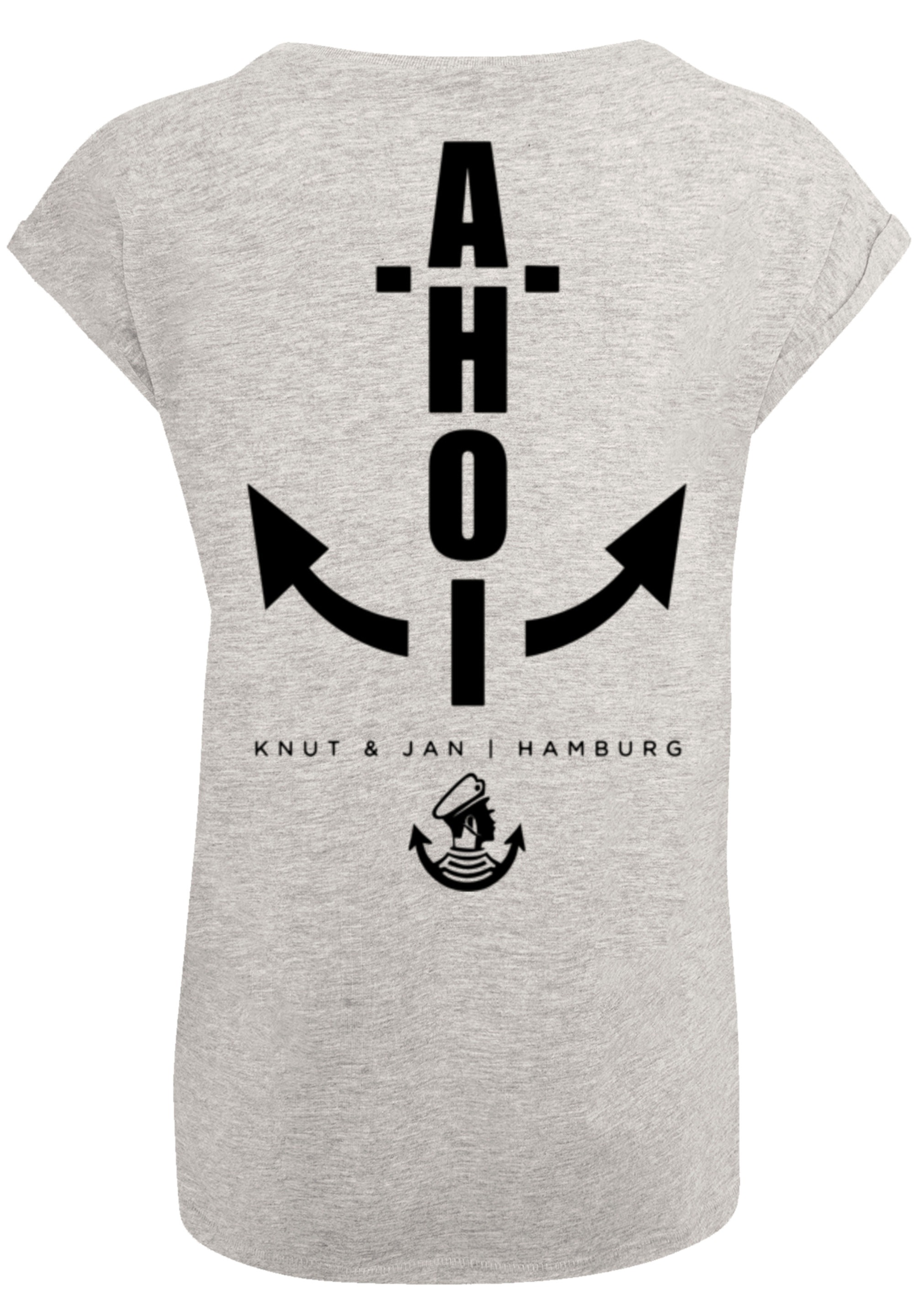 F4NT4STIC T-Shirt "PLUS SIZE Ahoi Anker Knut & Jan Hamburg", Print