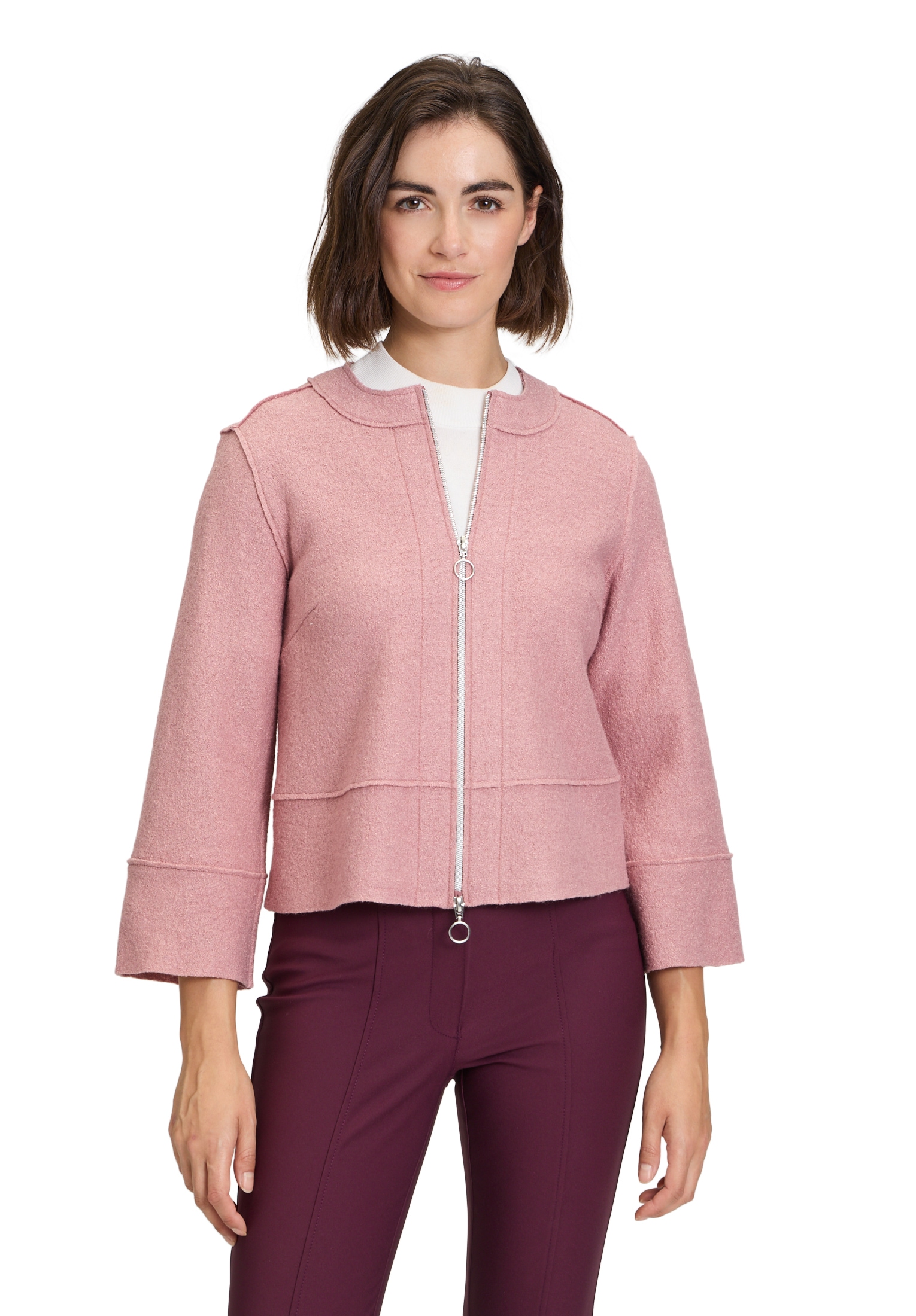 Betty Barclay Jackenblazer "Betty Barclay Blazer-Jacke mit Taschen", Material