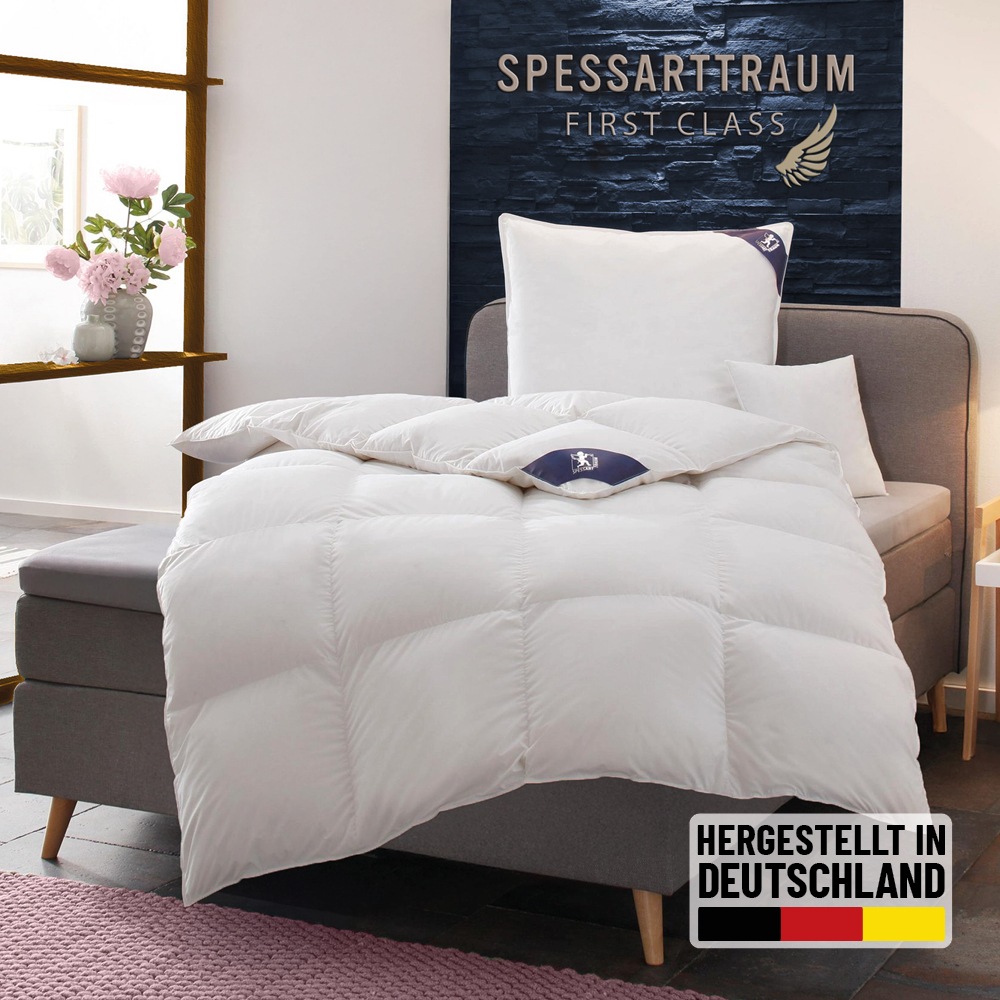 SPESSARTTRAUM Daunenbettdecke "First Class" warm Füllung 90Daunen10FedernKl günstig online kaufen