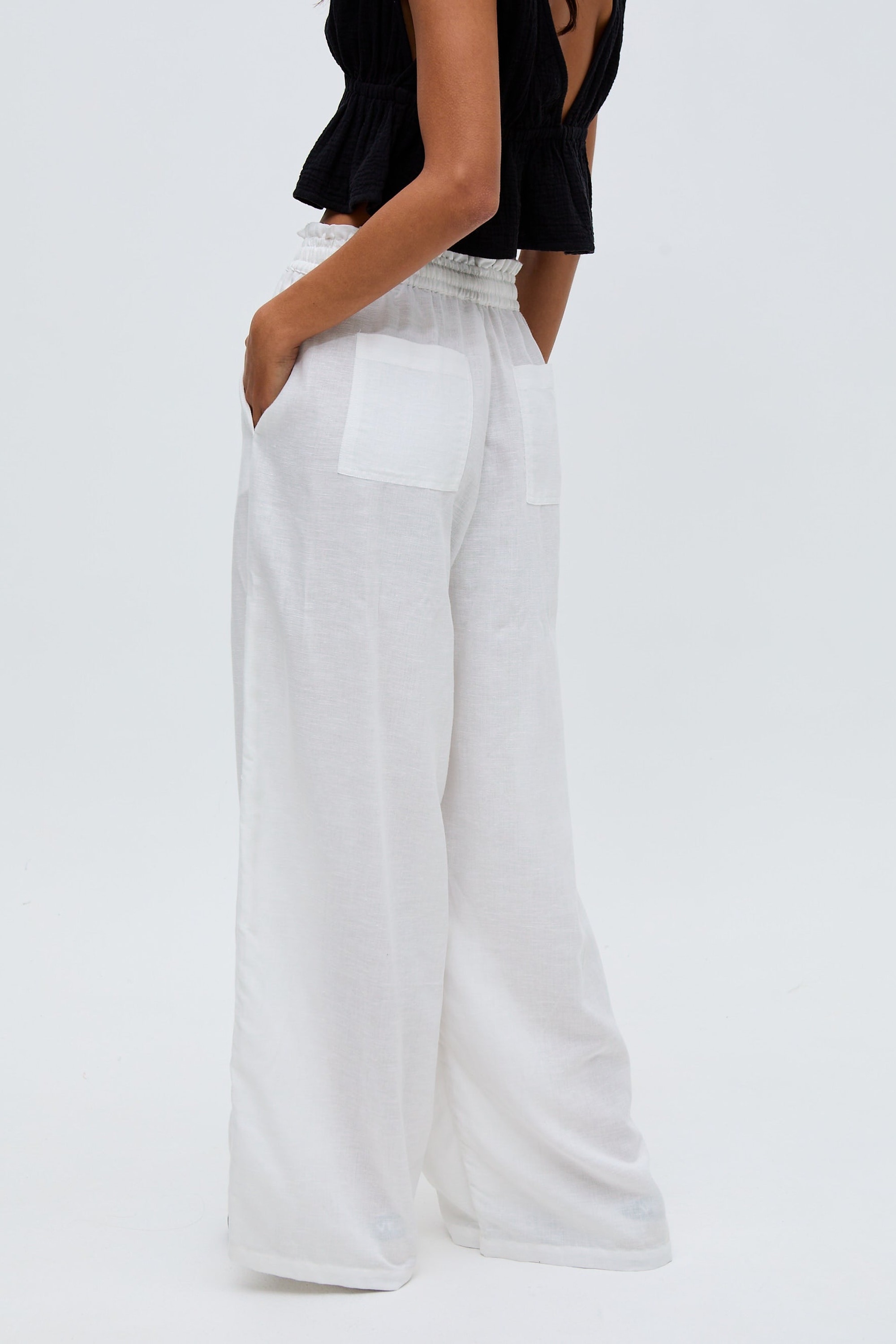 RAFFYA Jerseyhose »Paulina Wide Leg Trouser Damen«