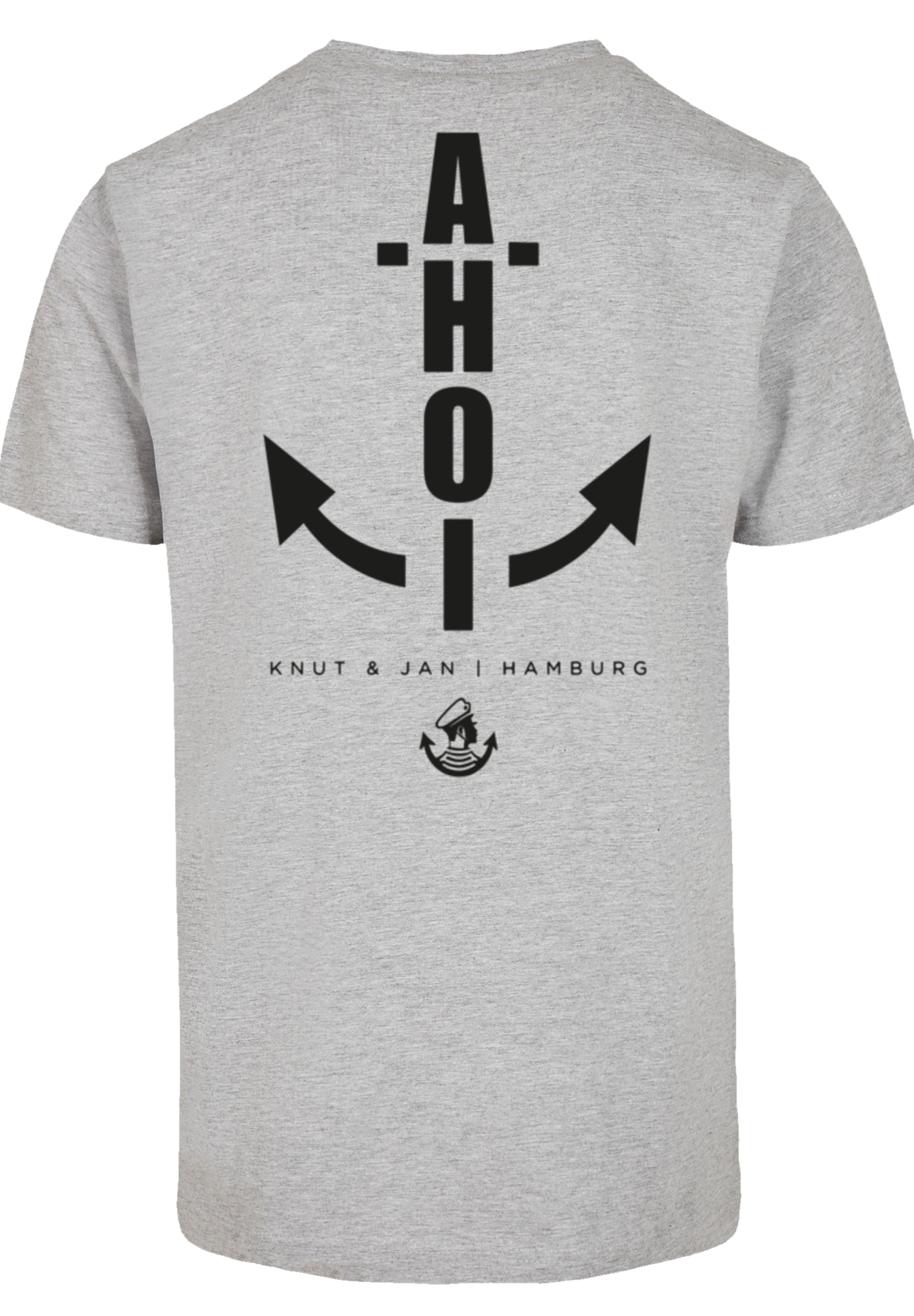 F4NT4STIC T-Shirt »AHOI Knut & Jan Hamburg«, Print