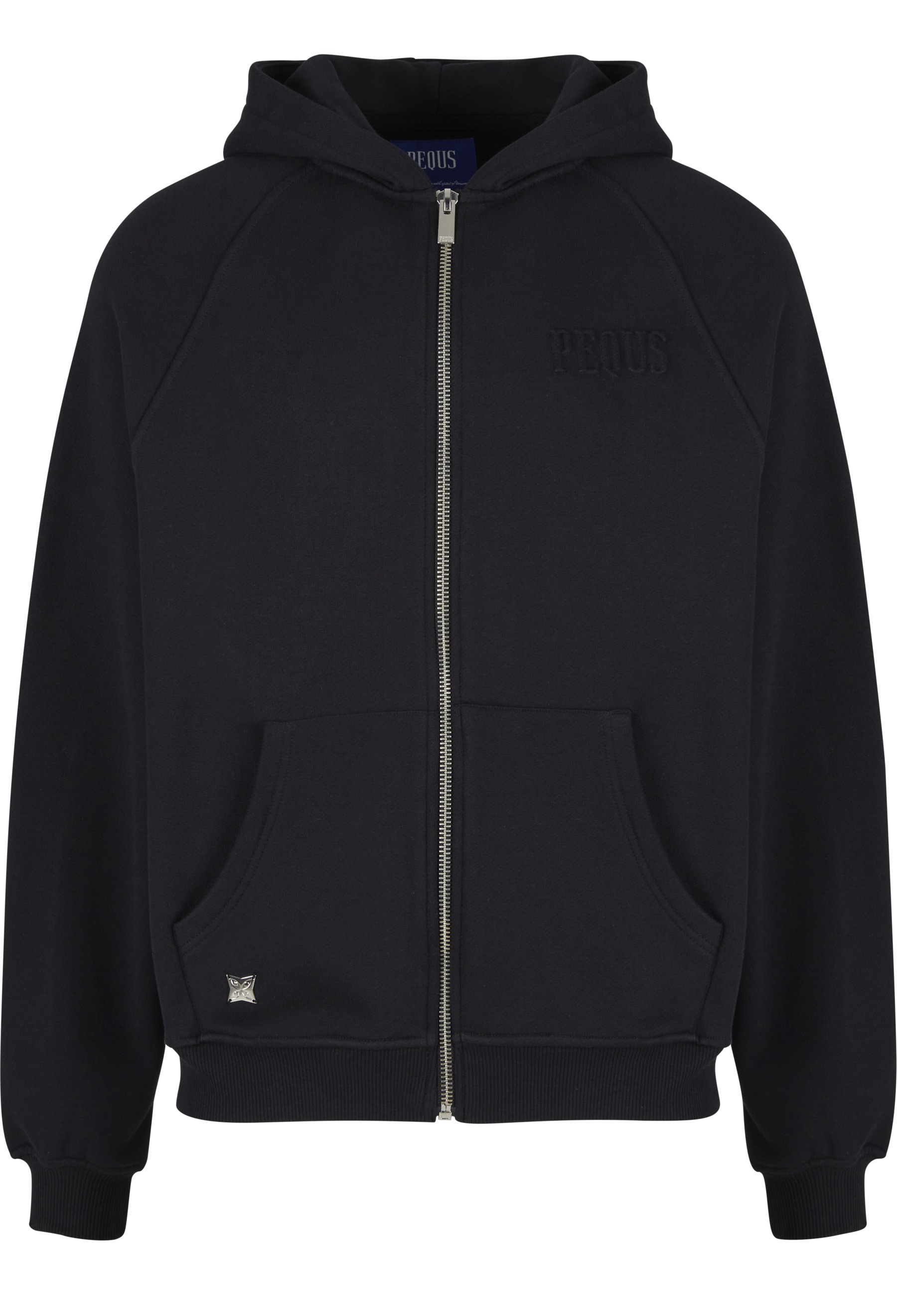 PEQUS Strickpullover "PEQUS PEQUS Debossed Logo Zip-Cardigan" 1 günstig online kaufen