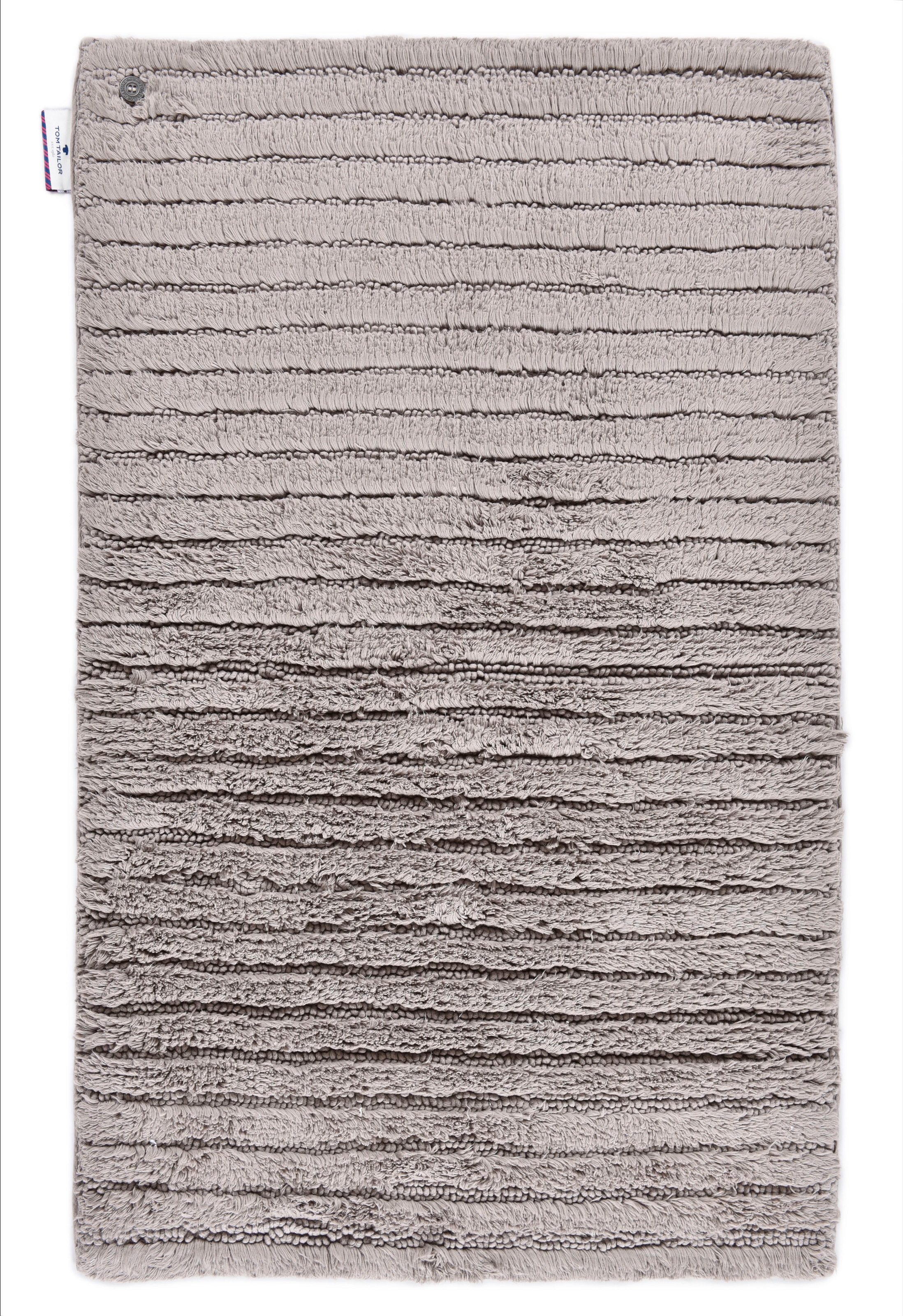 Badematte »Cotton Stripes«, Höhe 20 mm, rutschhemmend beschichtet,...