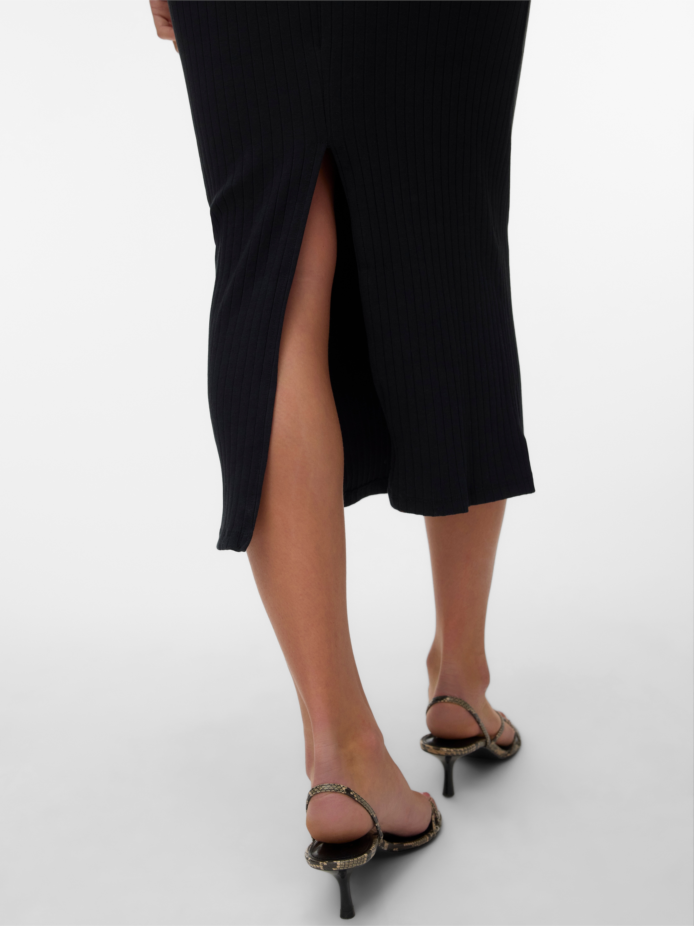 Vero Moda Maxirock »VMRUBY NW ANKLE SKIRT JRS NOOS« elastische Baumwollmischung, Gehschlitz