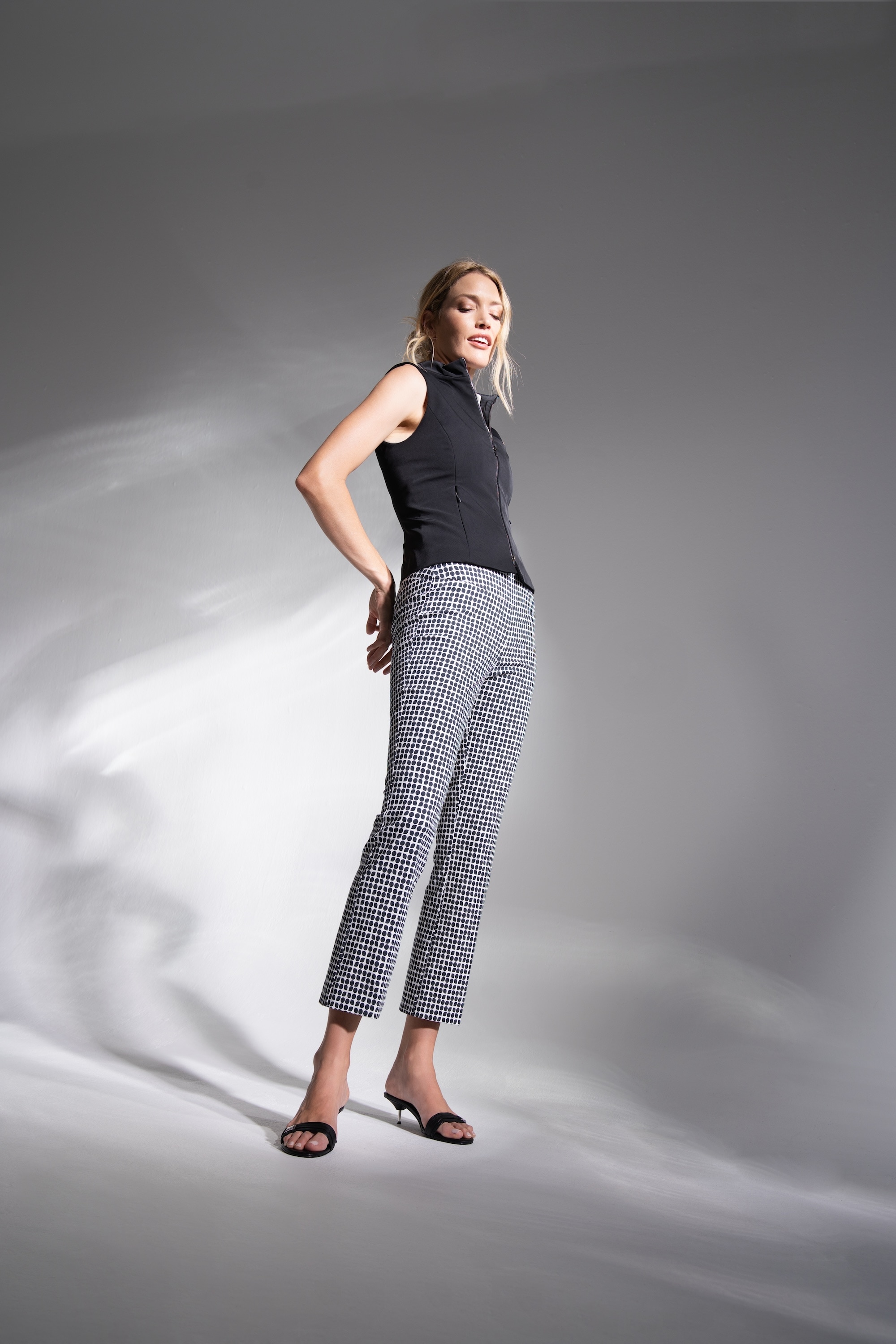 Stehmann Stoffhose, mit grafischem Muster