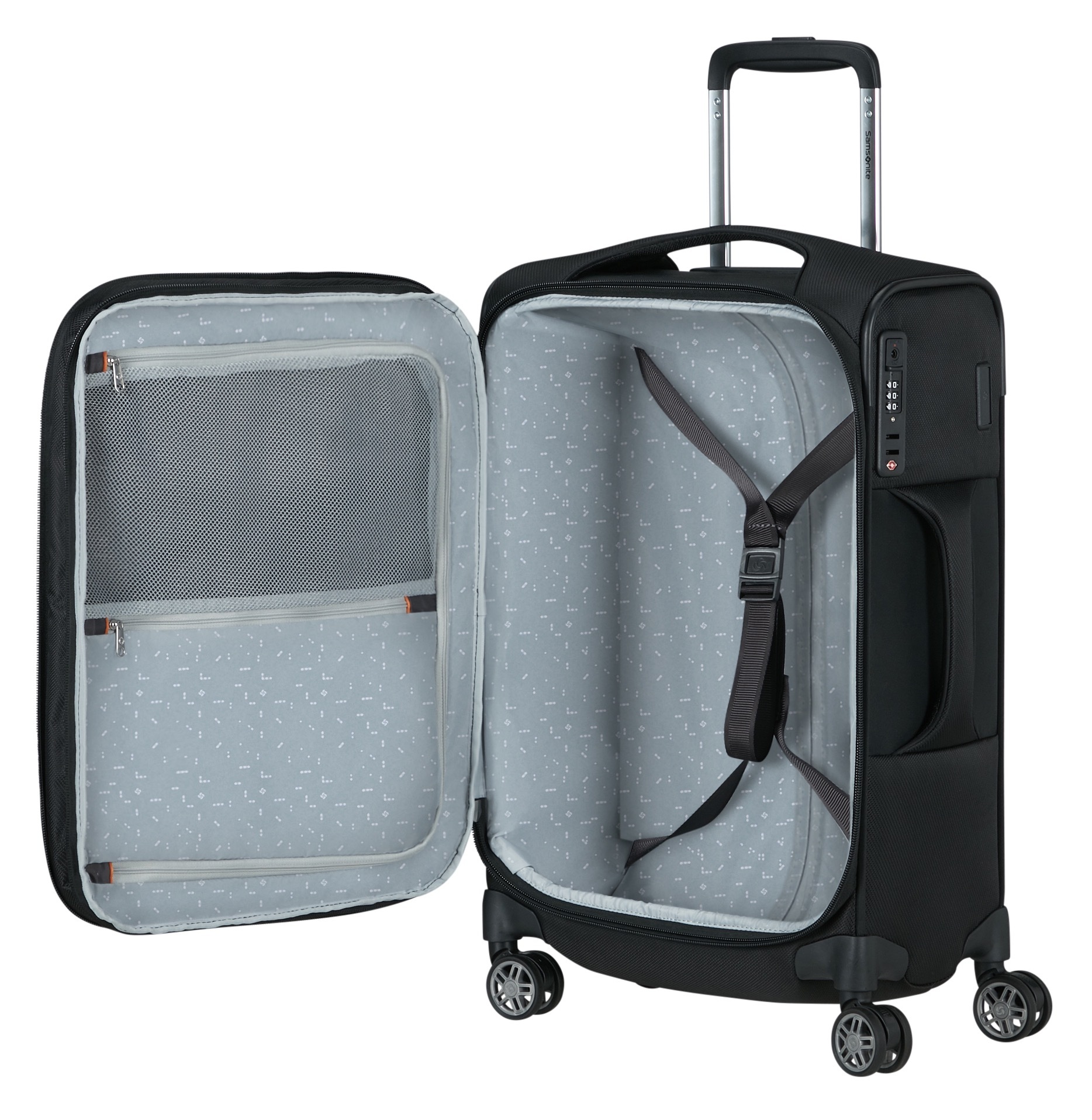 Thumbnail - Samsonite Weichgepäck-Trolley "RE-LITE, verschiedene Größen und Farben" Set, mit 2 Packwürfeln, 2 Stk. tlg. 36 l 4 Rolle...