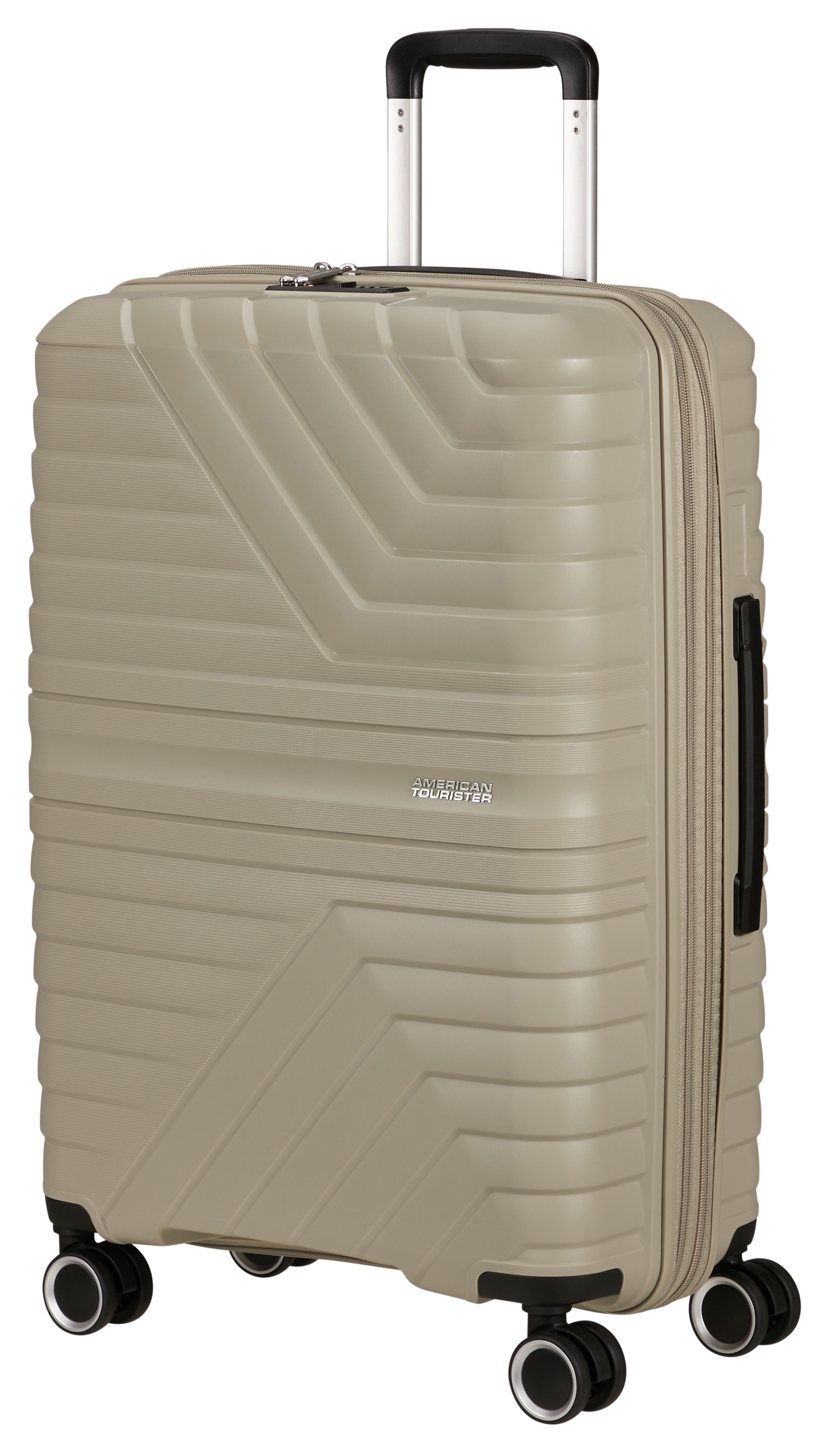 American Tourister® Hartschalen-Trolley »FLYTWIST, verschiedene Größen und Farben«, 4 Rollen, Hartschalen-Koffer personalisierbar Volumenerweiterung