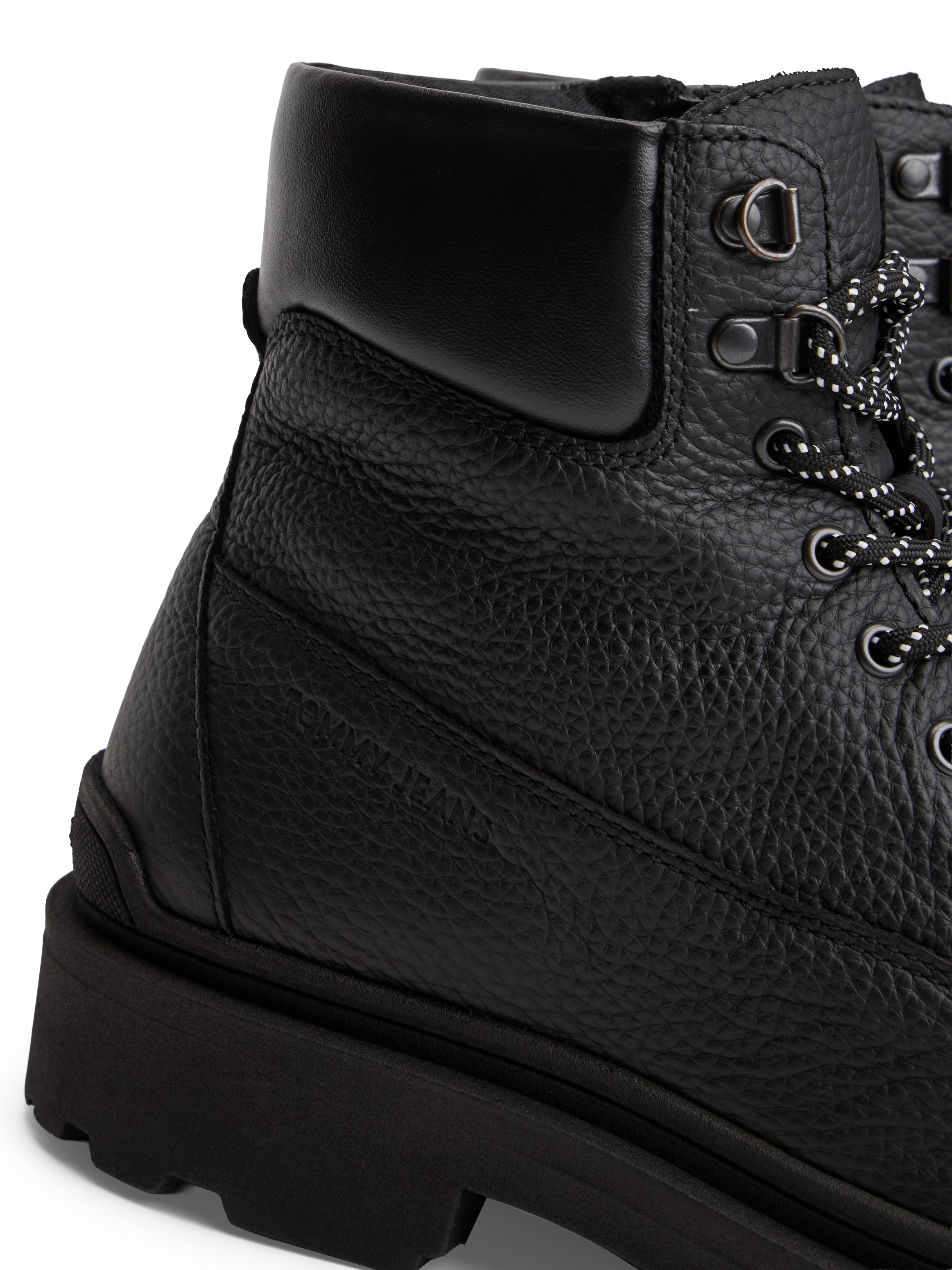 Tommy Jeans Schnürboots "TJM LACE UP BOOT LEATHER", Schnürstiefelette mit w günstig online kaufen