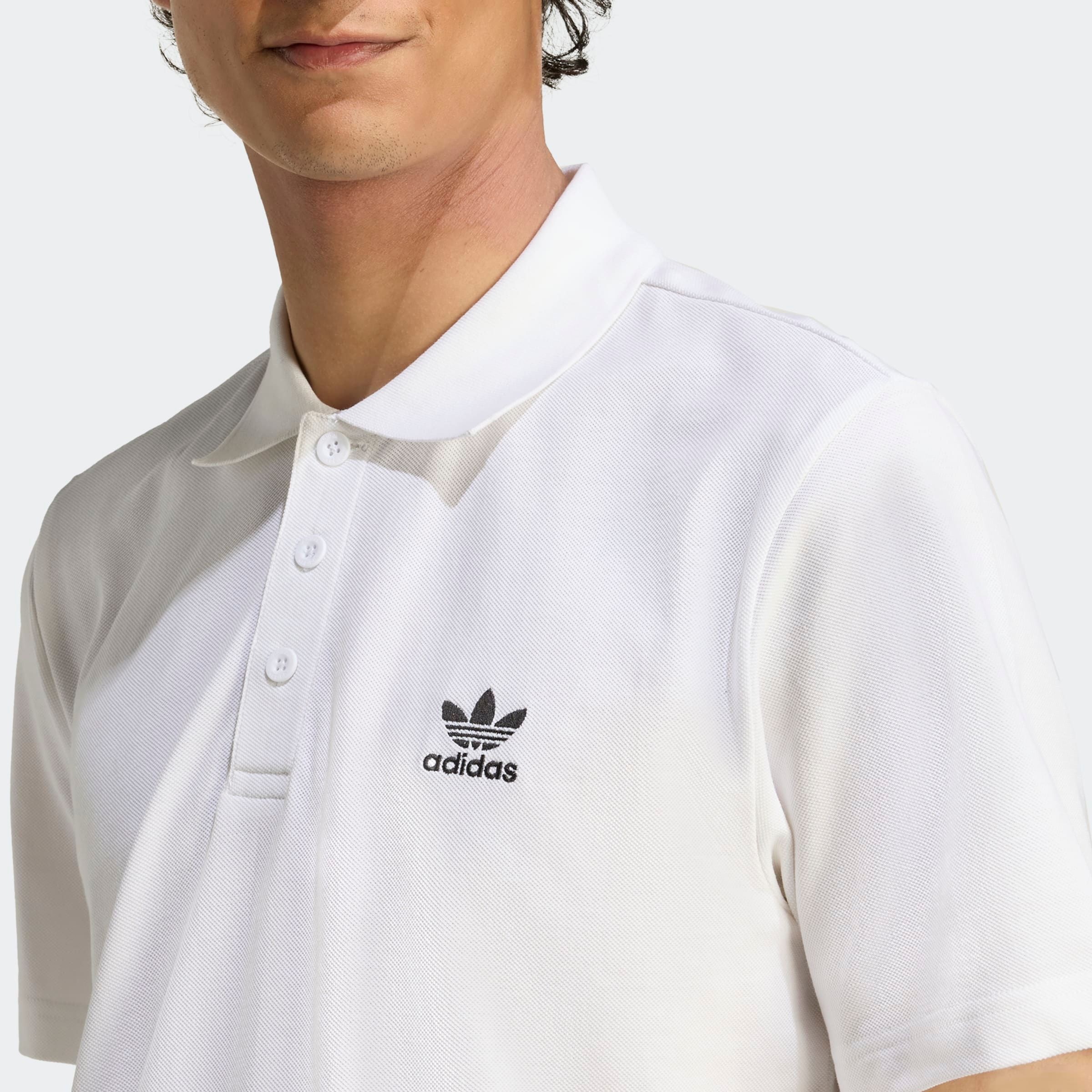 Adidas Originals Polo à Manches Courtes Trefoilo Essentials White XL Homme 2