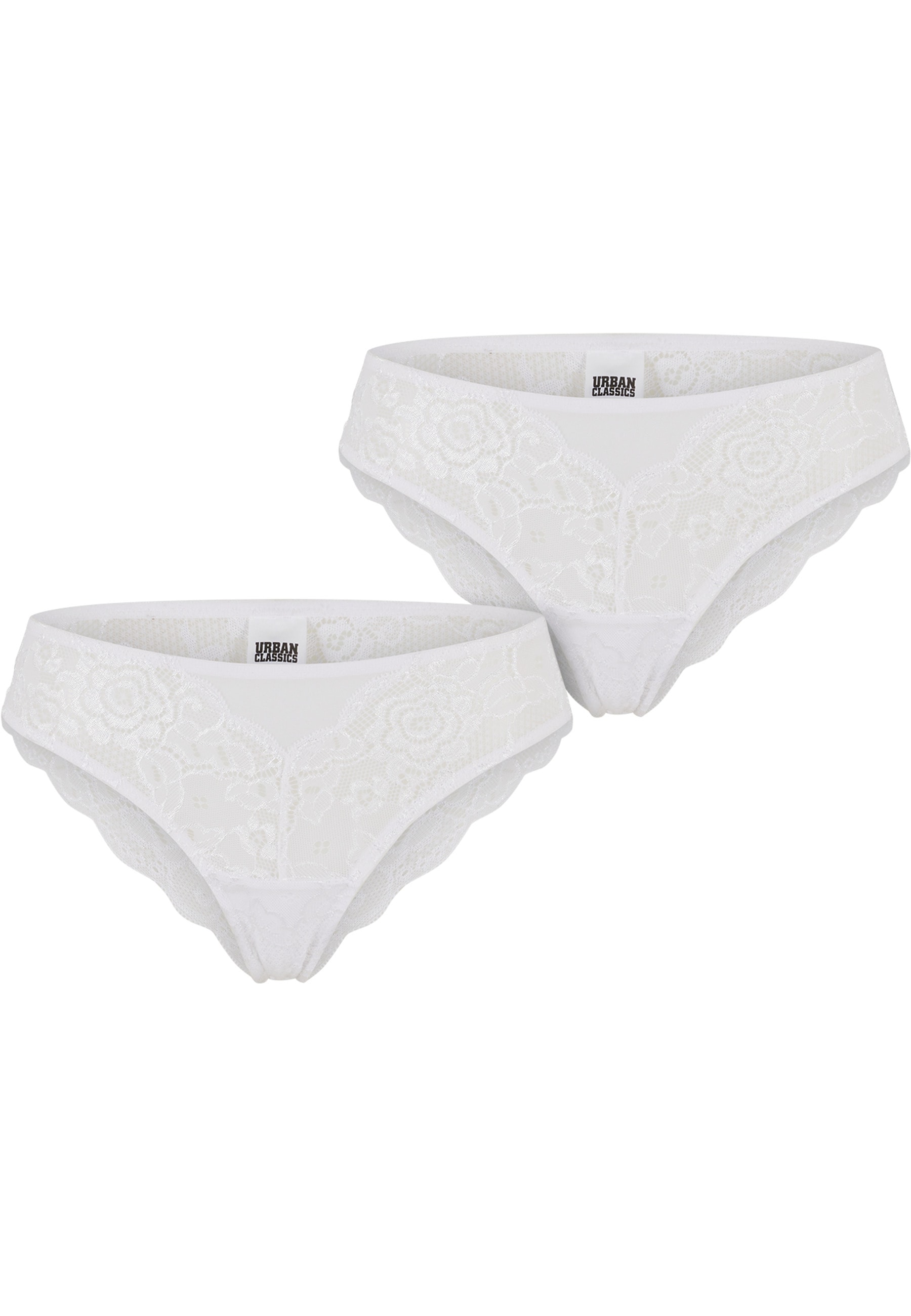 URBAN CLASSICS Panty "Urban Classics Ladies Allover Lace Brazilian 2-Pack"