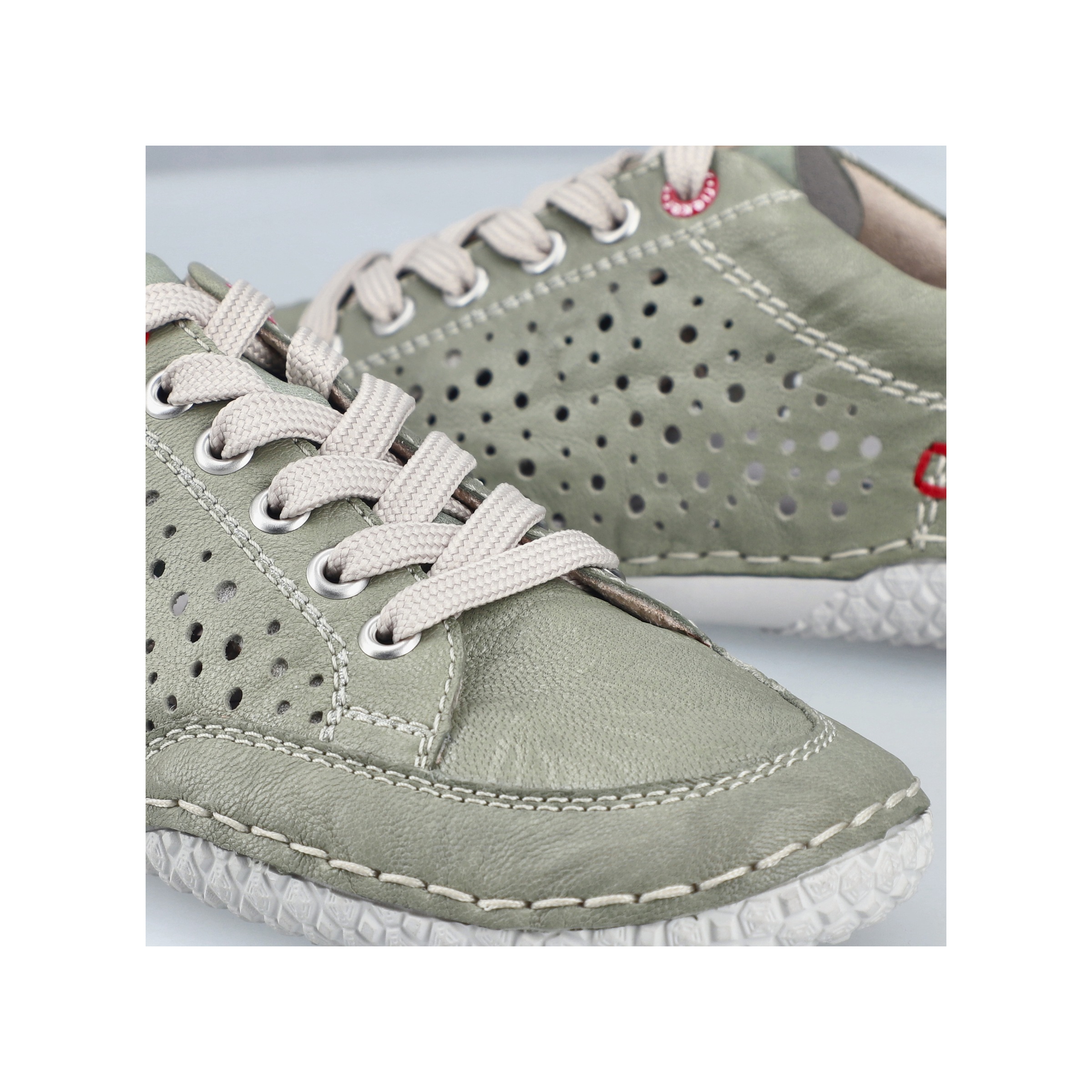 Rieker Sneaker Schnürschuh, Halbschuh, Freizeitschuh mit Perforation günstig online kaufen