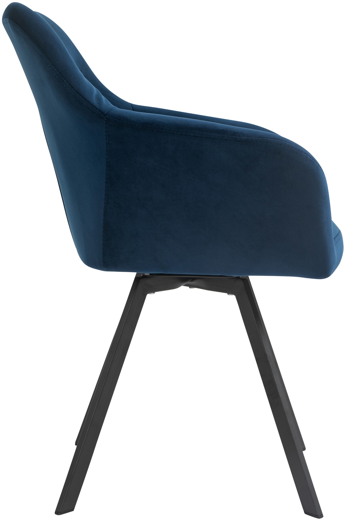 SalesFever Essgruppe »Essgruppe für stilvolles Speisen« Set, 5 Stk. tlg. 5-teiliges Set: Drehstühle und Tisch mit authentischer Baumkante