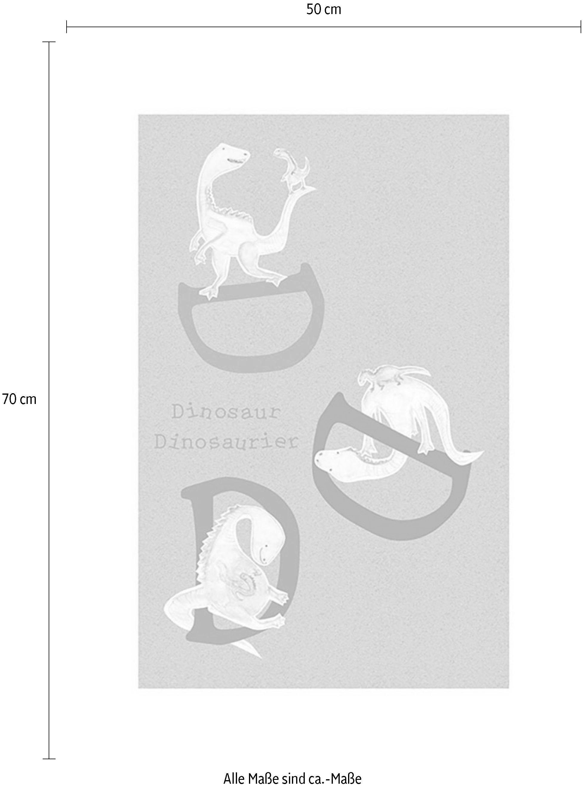 Komar Bild »ABC Animal D«, Buchstaben, (1 St.), Wandbild zur Dekoration - ohne Rahmen