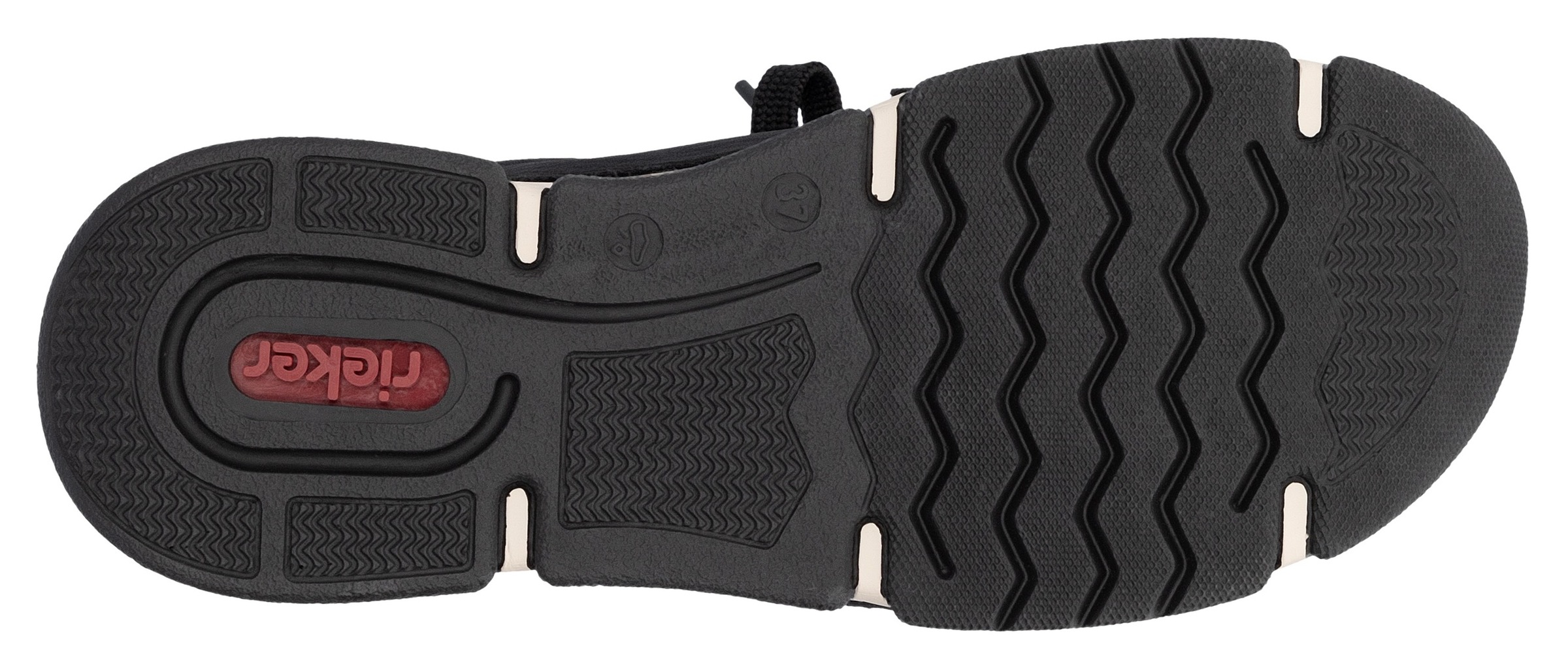Rieker Slip-On Sneaker, Schlupfschuh, Halbschuh, Freizeitschuh mit weicher Innensohle