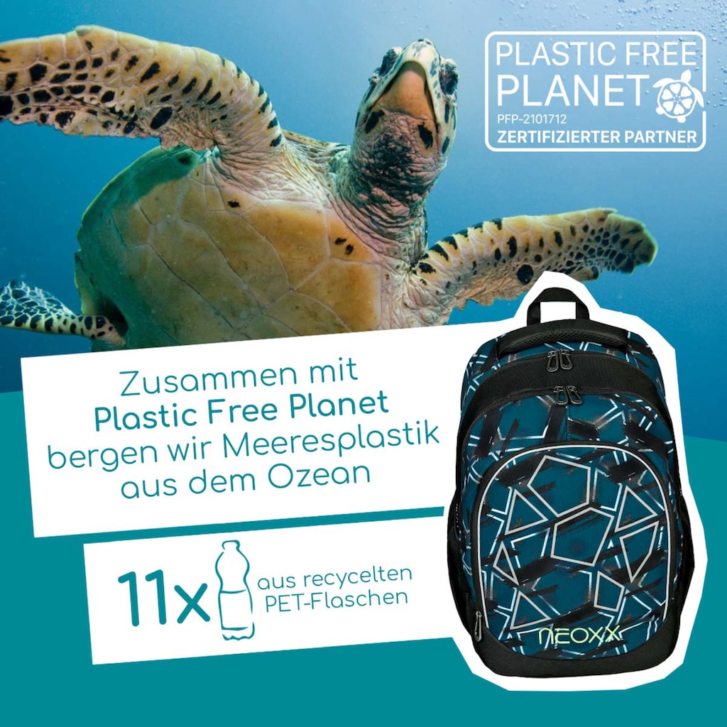 neoxx Schulrucksack »Fly, Flash yourself«, Reflektionsnaht