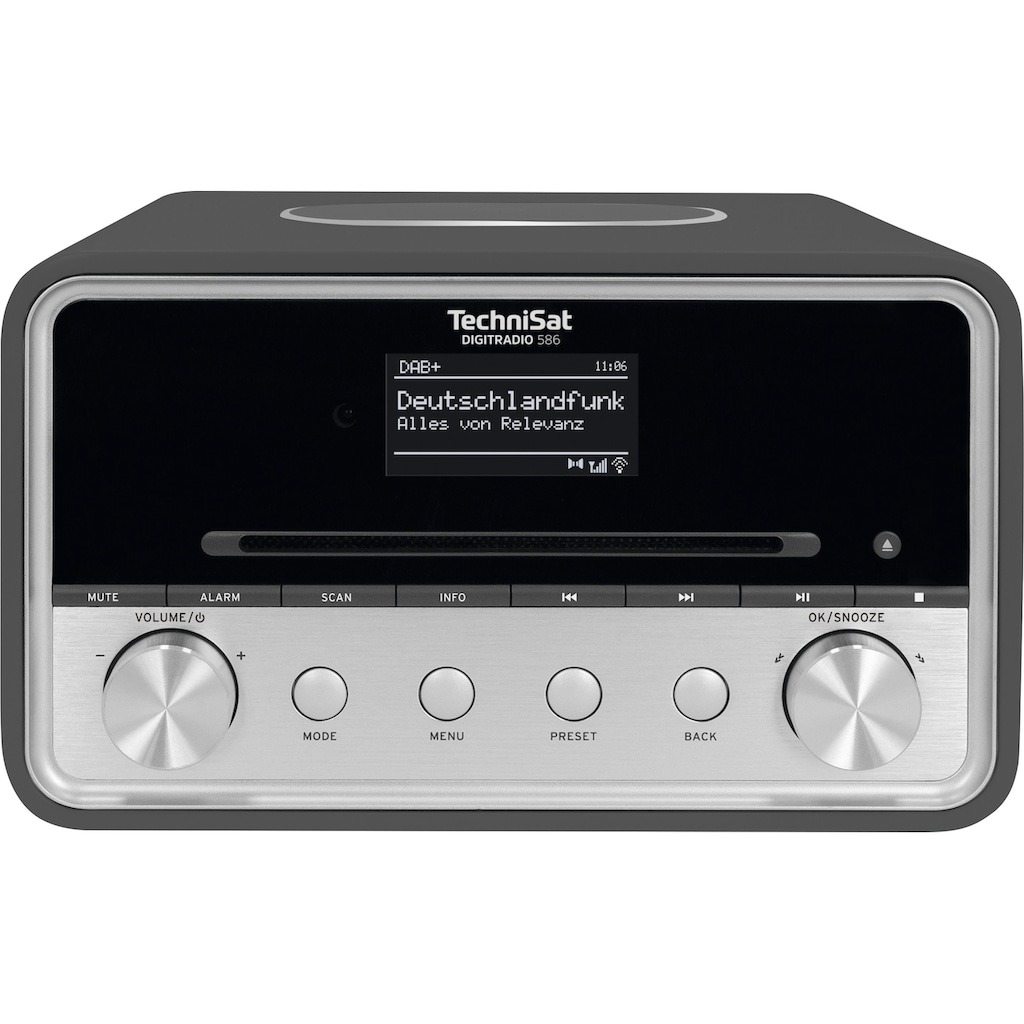 TechniSat Radio »DIGITRADIO 586«, (Bluetooth-A2DP Bluetooth-AVRCP Bluetooth-WLAN Digitalradio (DAB+)-Internetradio-UKW mit RDS 20 W)