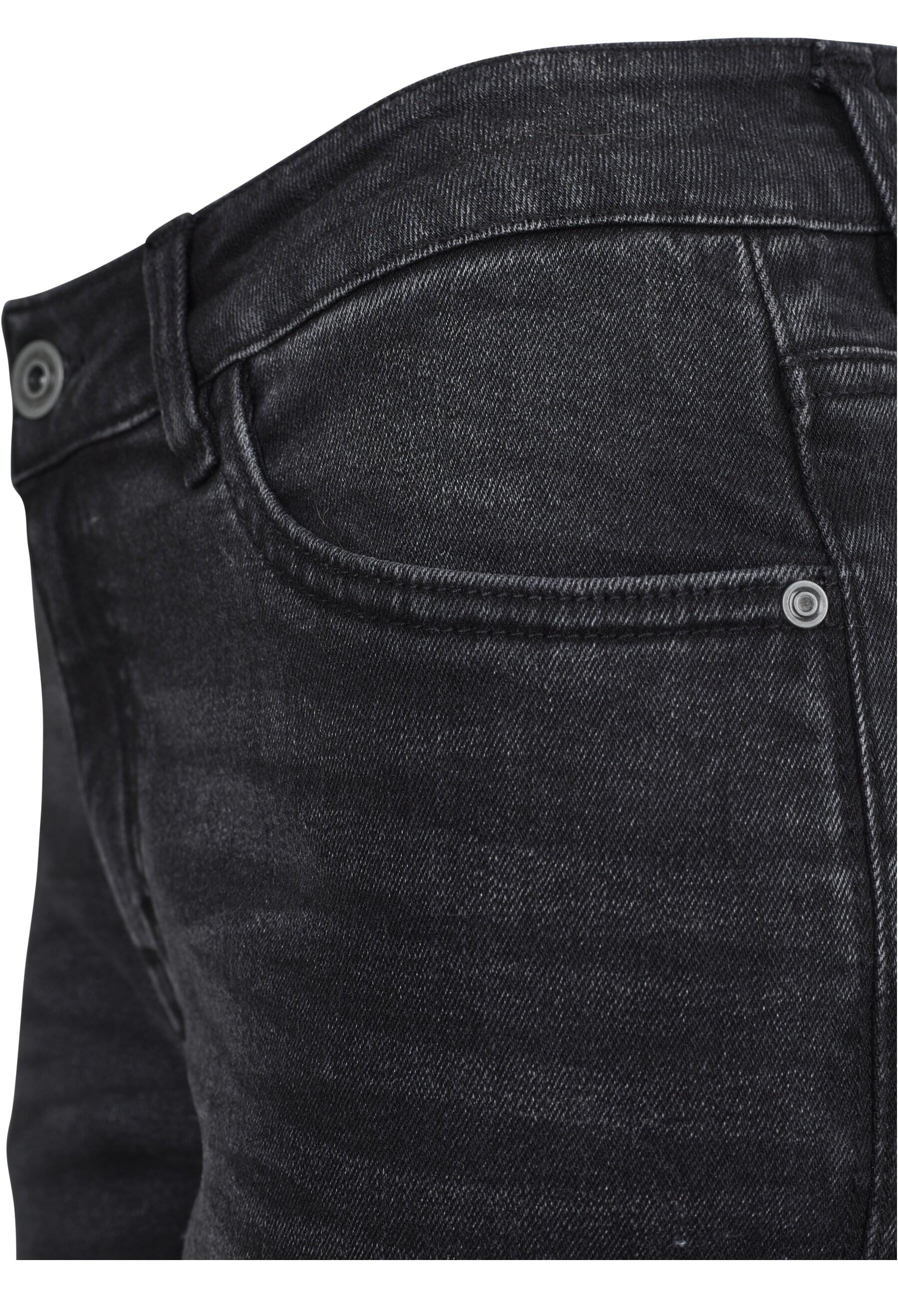 URBAN CLASSICS Bequeme Jeans »Urban Classics Damen Ladies Denim Lace Up Skinny Pants«, (1 tlg.)