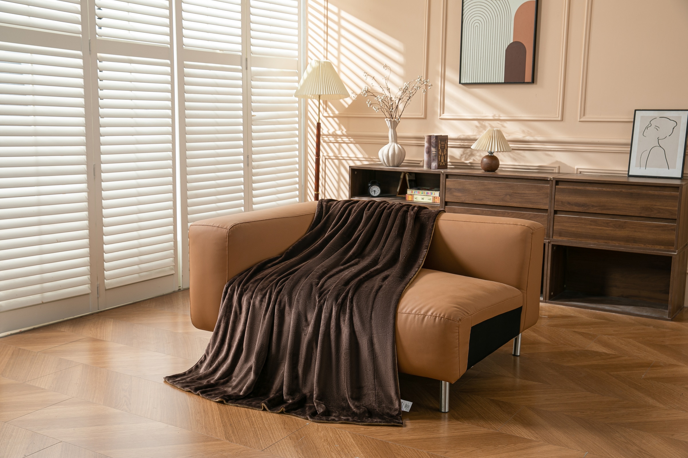 OTTO home Wohndecke »Tobbin« doppelseitige Wohndecke aus Flannel, verschiedene Größen, zweifarbig
