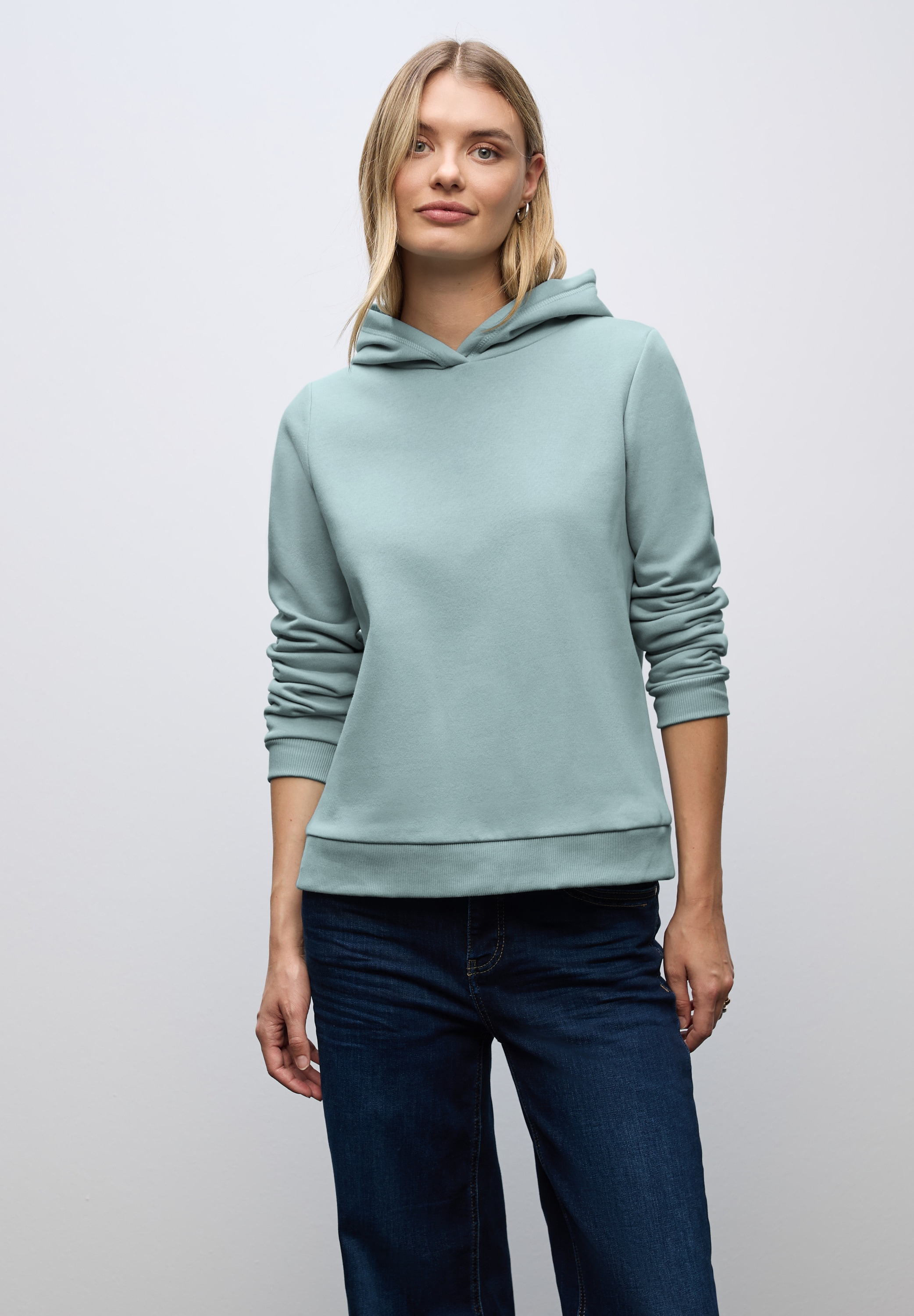 STREET ONE Hoodie, im soften Baumwoll-Mix günstig online kaufen