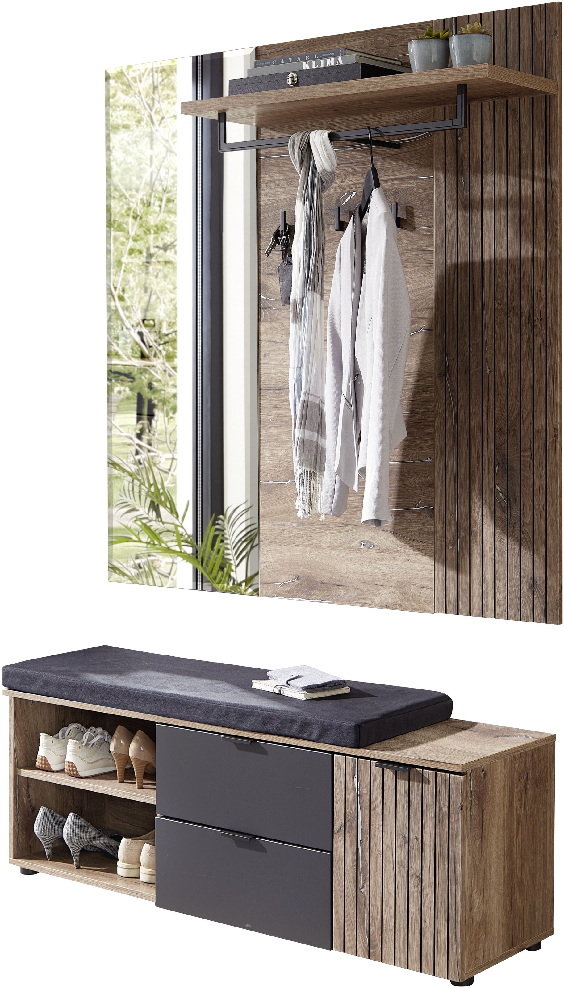 Innostyle Garderoben-Set "LINEA Garderoben Set,besteht aus 2 Typen, 134x204 günstig online kaufen