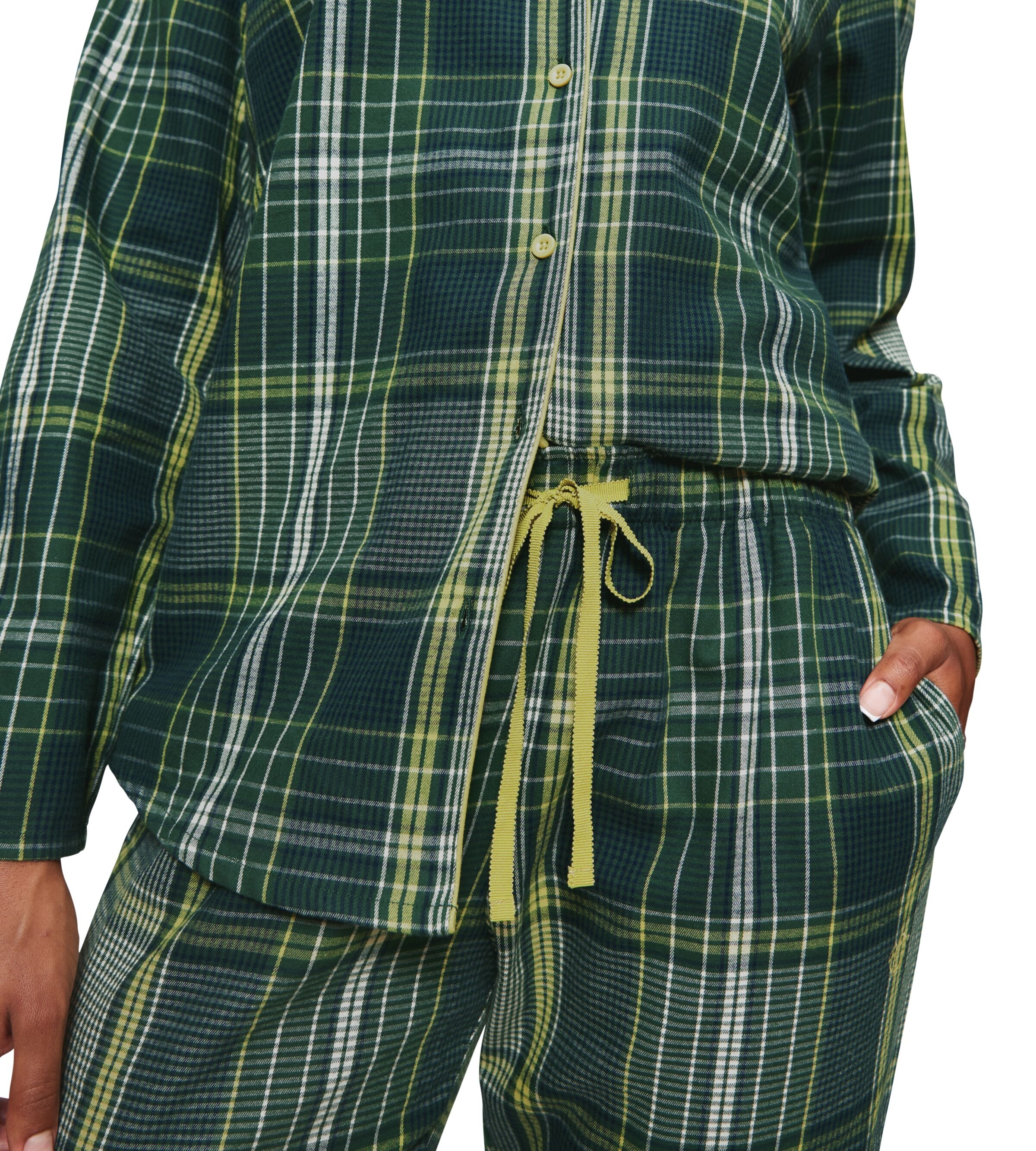 Triumph Pyjama »Boyfriend PW X Checks«, (Set, 2 tlg.), bequem und stilvoll