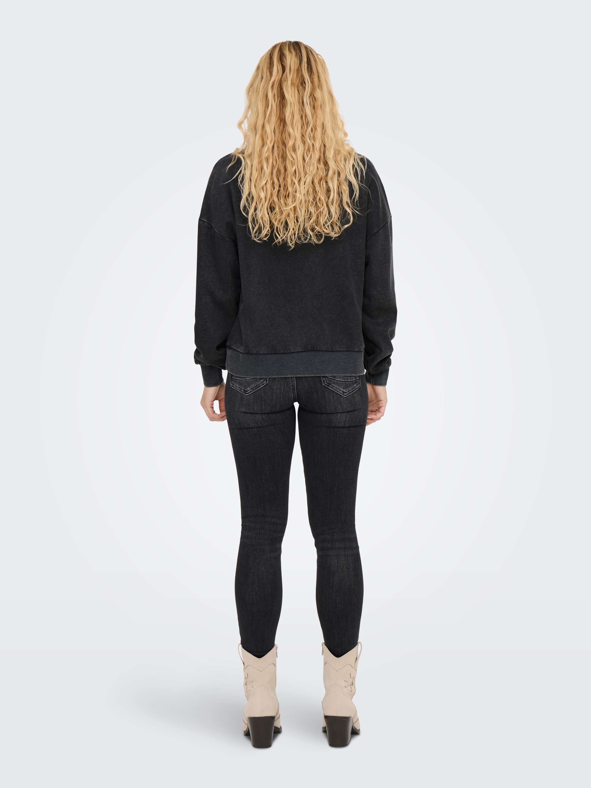 ONLY Sweatshirt »ONLPENELOPE L/S BEADS O-NECK SWT«