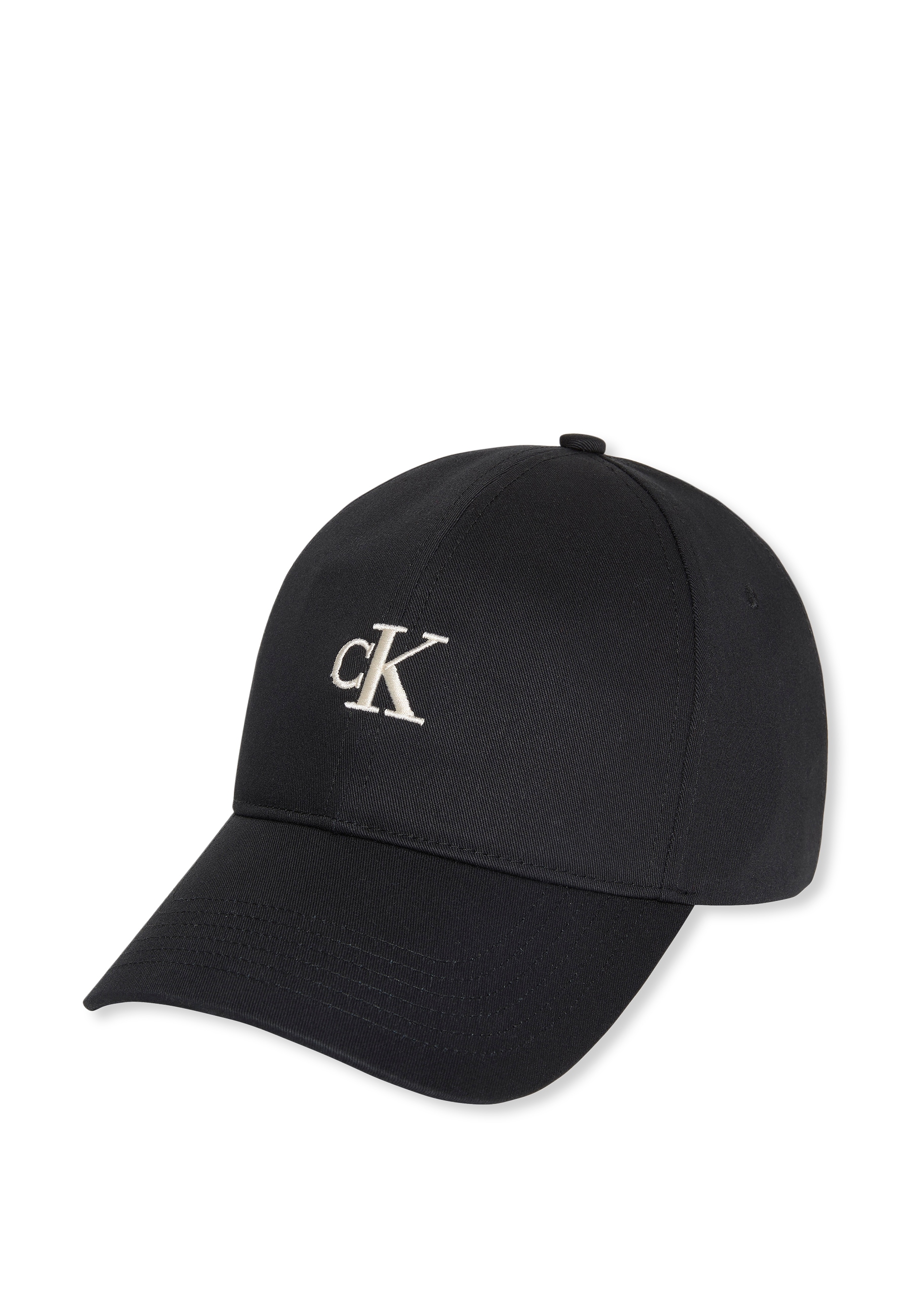 Calvin Klein Baseball Cap »MONOGRAM EMBROIDERY BASEBALL CAP« Mit festem Schirm