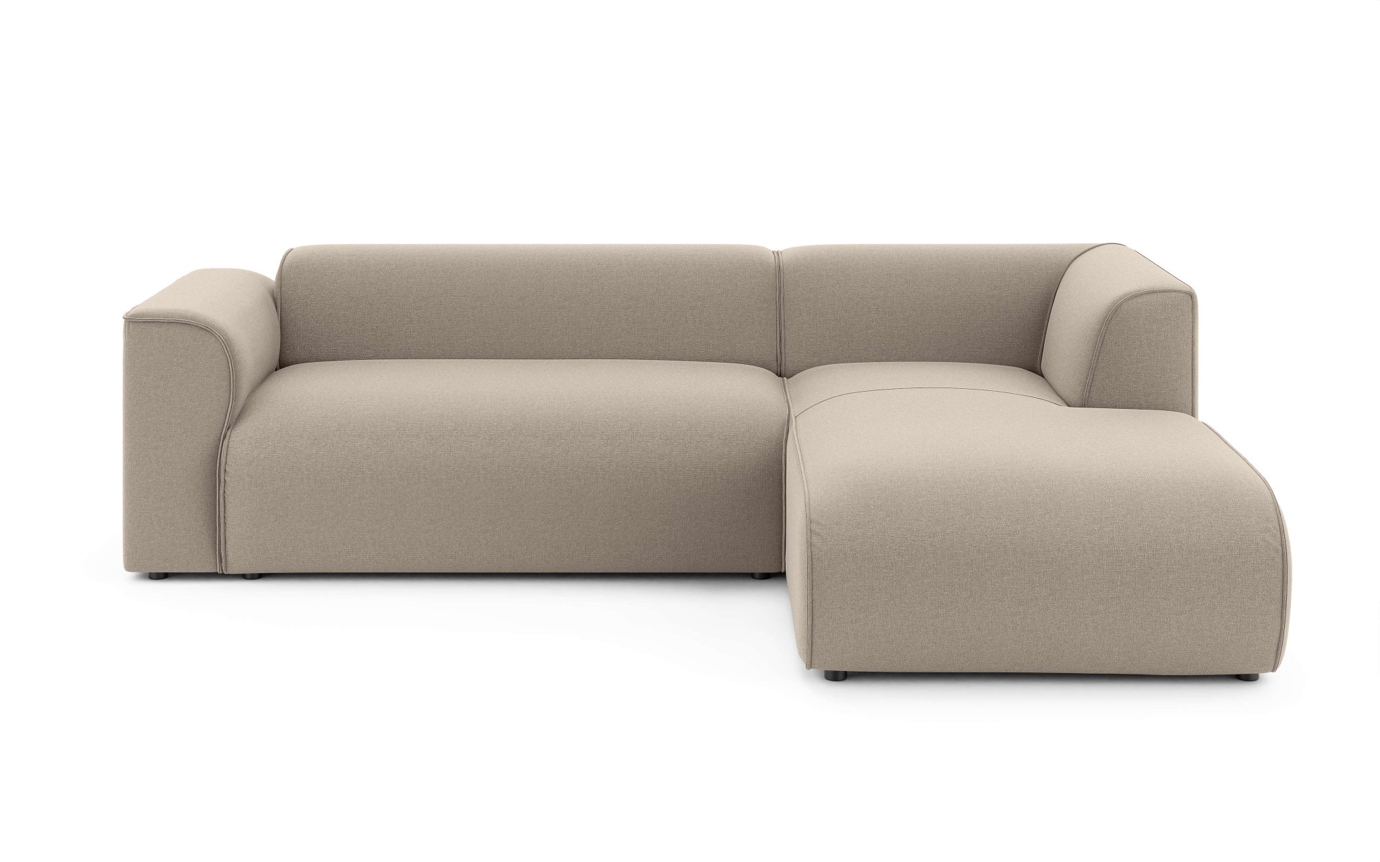Home affaire Ecksofa "MERID L-Form (257 cm), zeitlos & stilvolles Design," günstig online kaufen