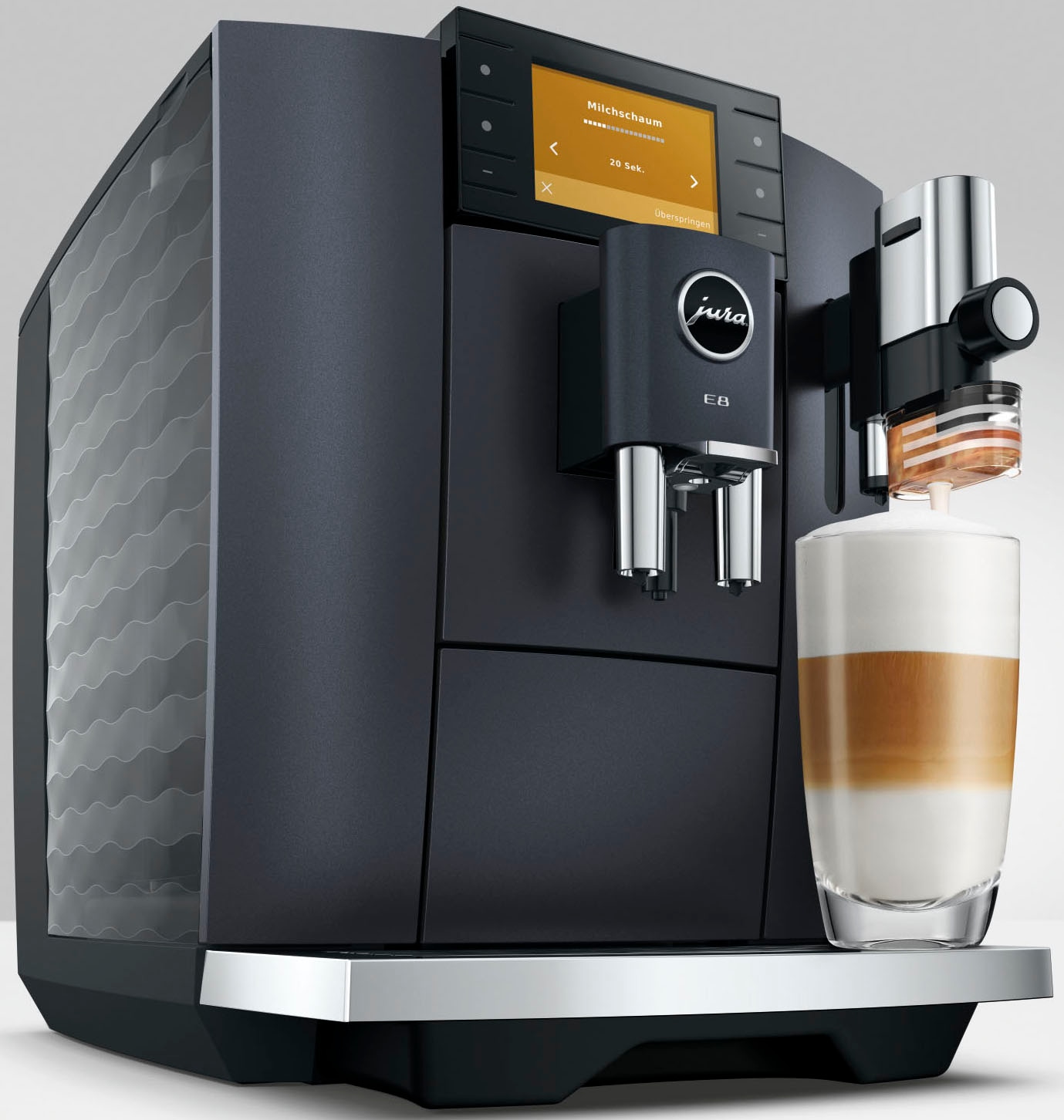 JURA Kaffeevollautomat »15749 E8 Cosmic Black (ED)«