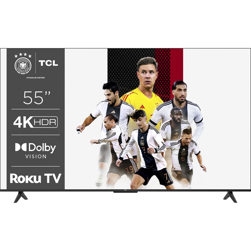 TCL LED-Fernseher »55RP630X1«, 139 cm/55 Zoll, 4K Ultra HD, Smart-TV, Roku TV, HDR, HDR10, Dolby Vision, Game Master, HDMI 2.1