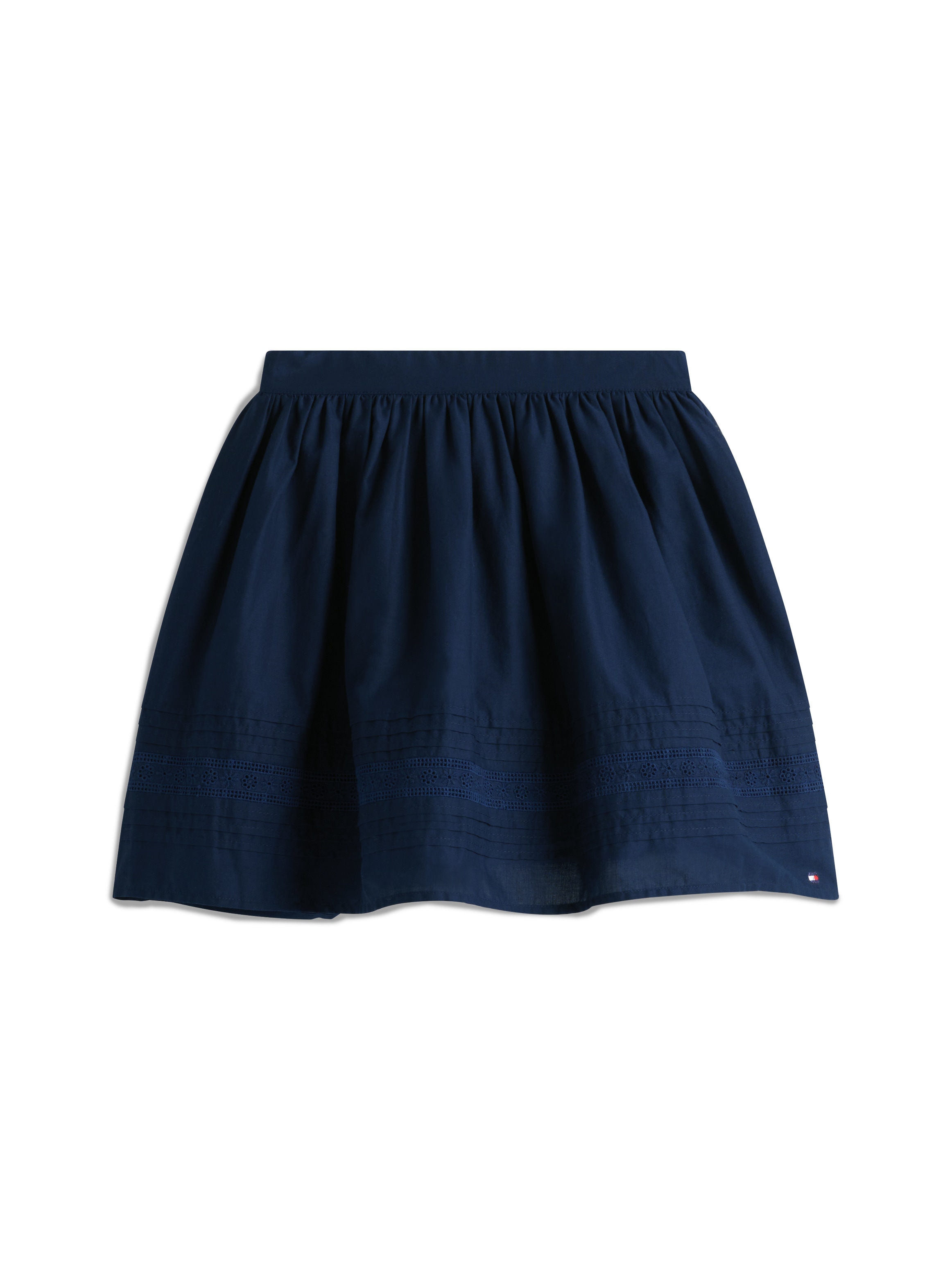 Tommy Hilfiger Webrock »EMBROIDERED TAPE SKIRT«, für Kinder bis 16 Jahre, mit Stickerei