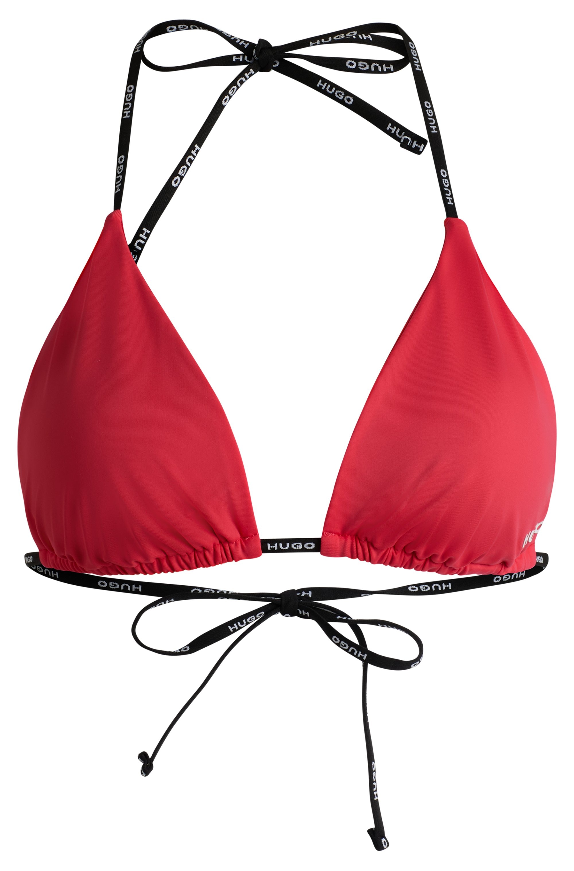 HUGO Underwear Triangel-Bikini-Top »PURE_TRIANGLE«, mit herausnehmbaren Polstern