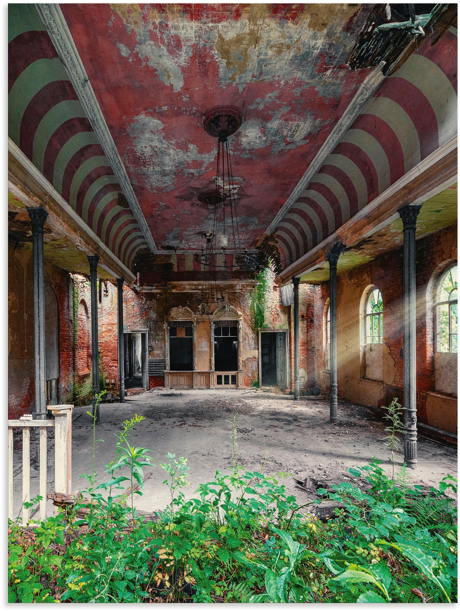 Artland Wandbild "Lost Place - Tanzsaal Ballsaal", Gebäude, (1 St.), als Al günstig online kaufen