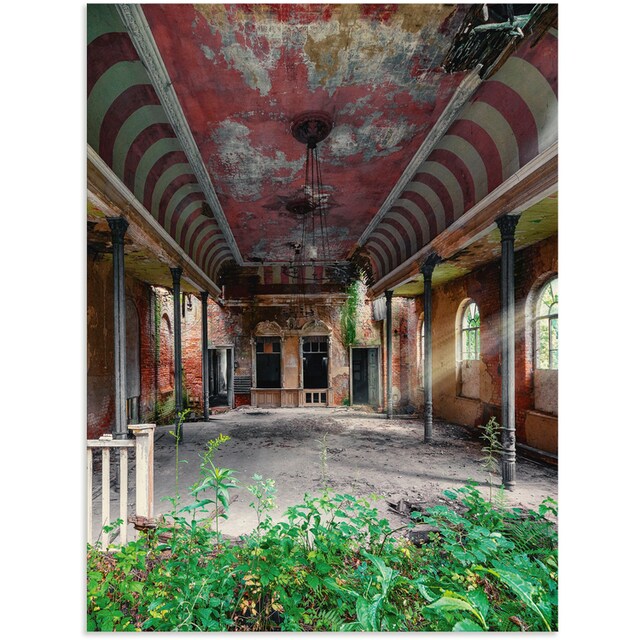 Artland Wandbild »Lost Place - Tanzsaal Ballsaal«, Gebäude, (1 St.), als  Alubild, Leinwandbild, Wandaufkleber oder Poster in versch. Größen  bestellen | BAUR