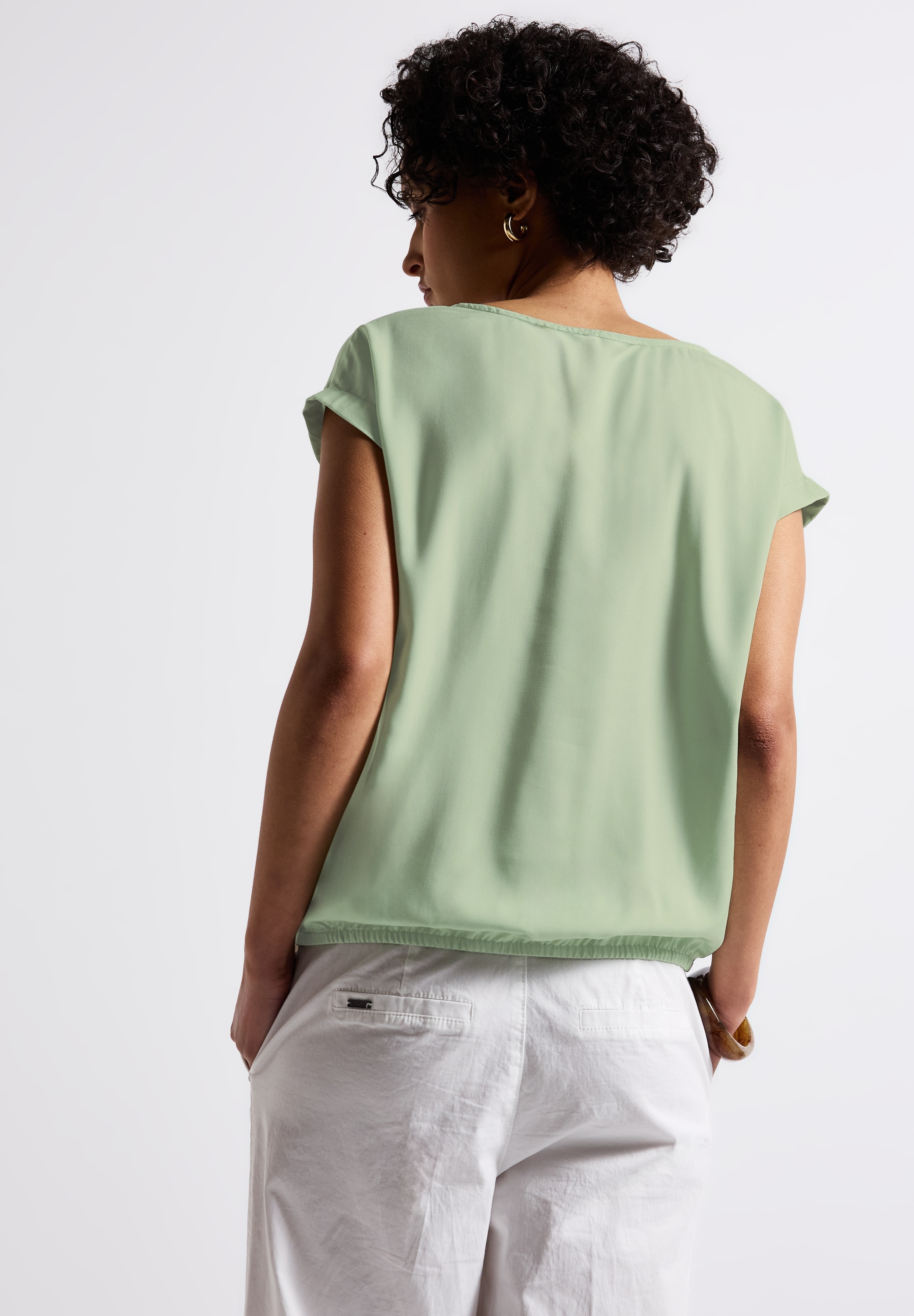 STREET ONE Hemdbluse, aus softer Viskose