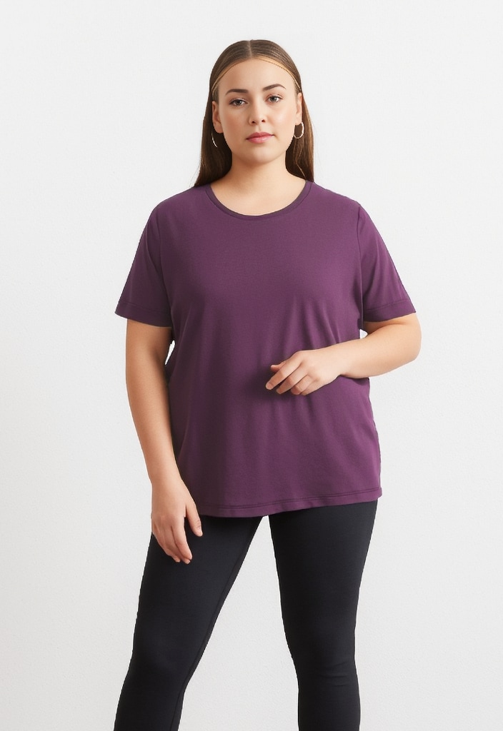 ONLY CARMAKOMA Kurzarmshirt "CARMOSTER S/S FOLD UP TOP JRS NOOS" günstig online kaufen