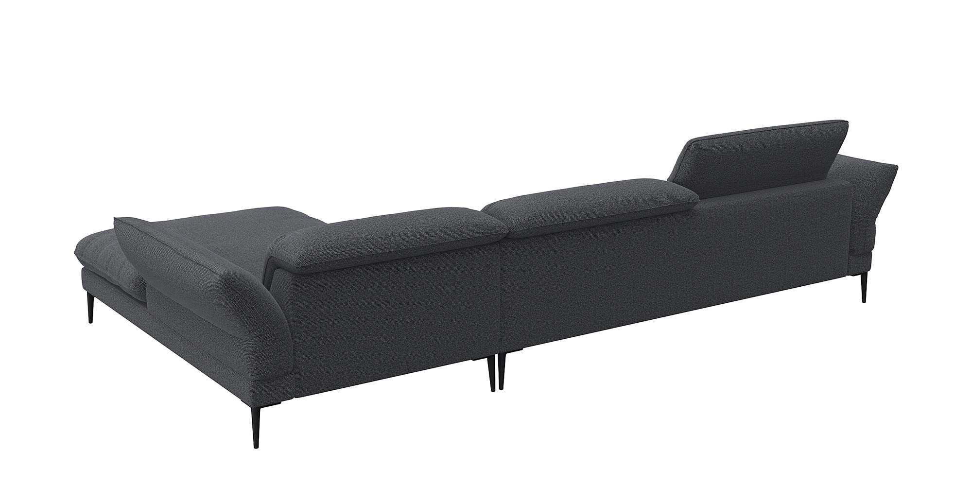 FLEXLUX Ecksofa »Salino, Funktionssofa mit Recamiere, Relaxsofa, Ecksofa« Sofa mit Arm- und Kopfteil-Verstellungen, Kaltschaum & Stahl-Wellen