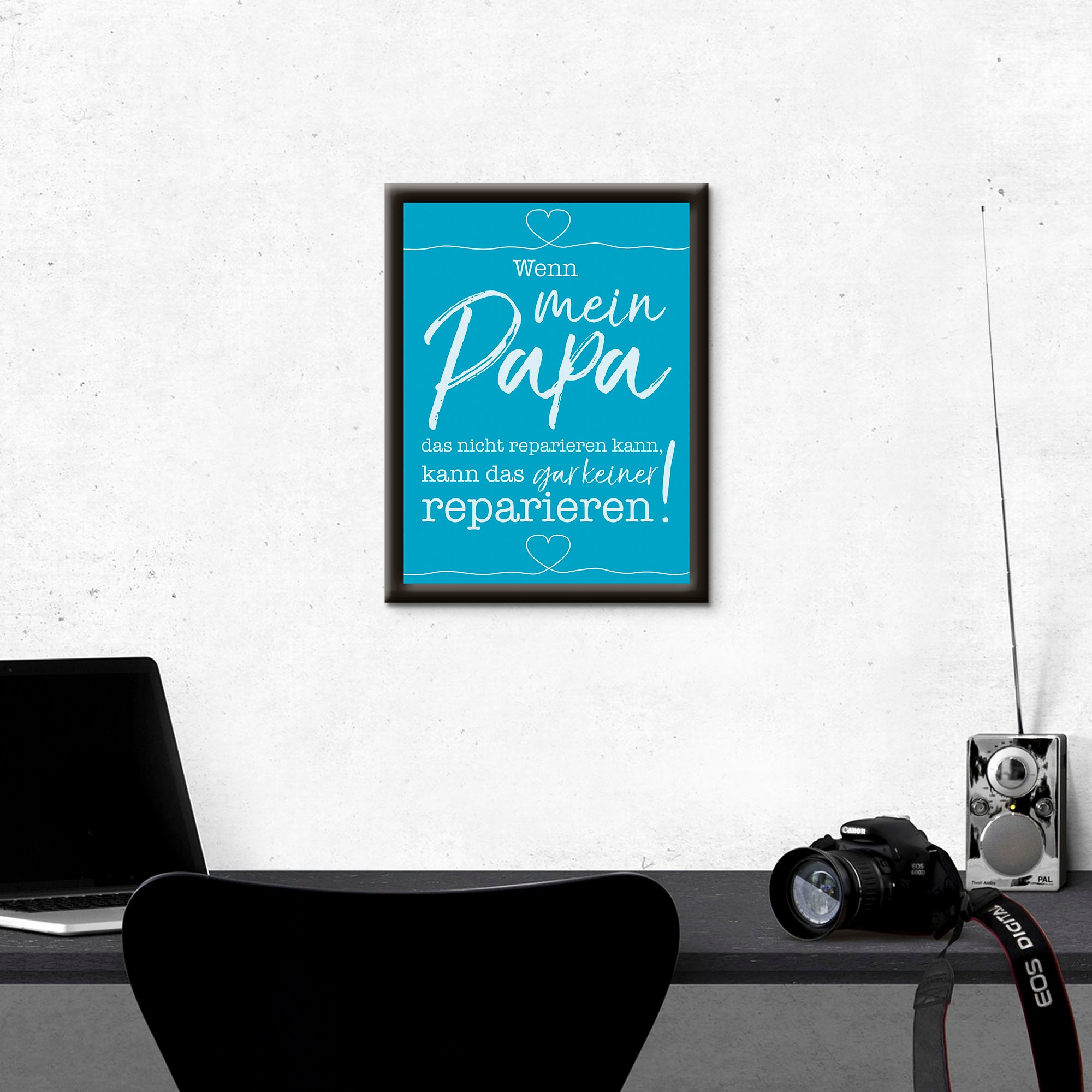 Artland Wandbild »Mein Papa«, Sprüche & Texte, (1 St.)