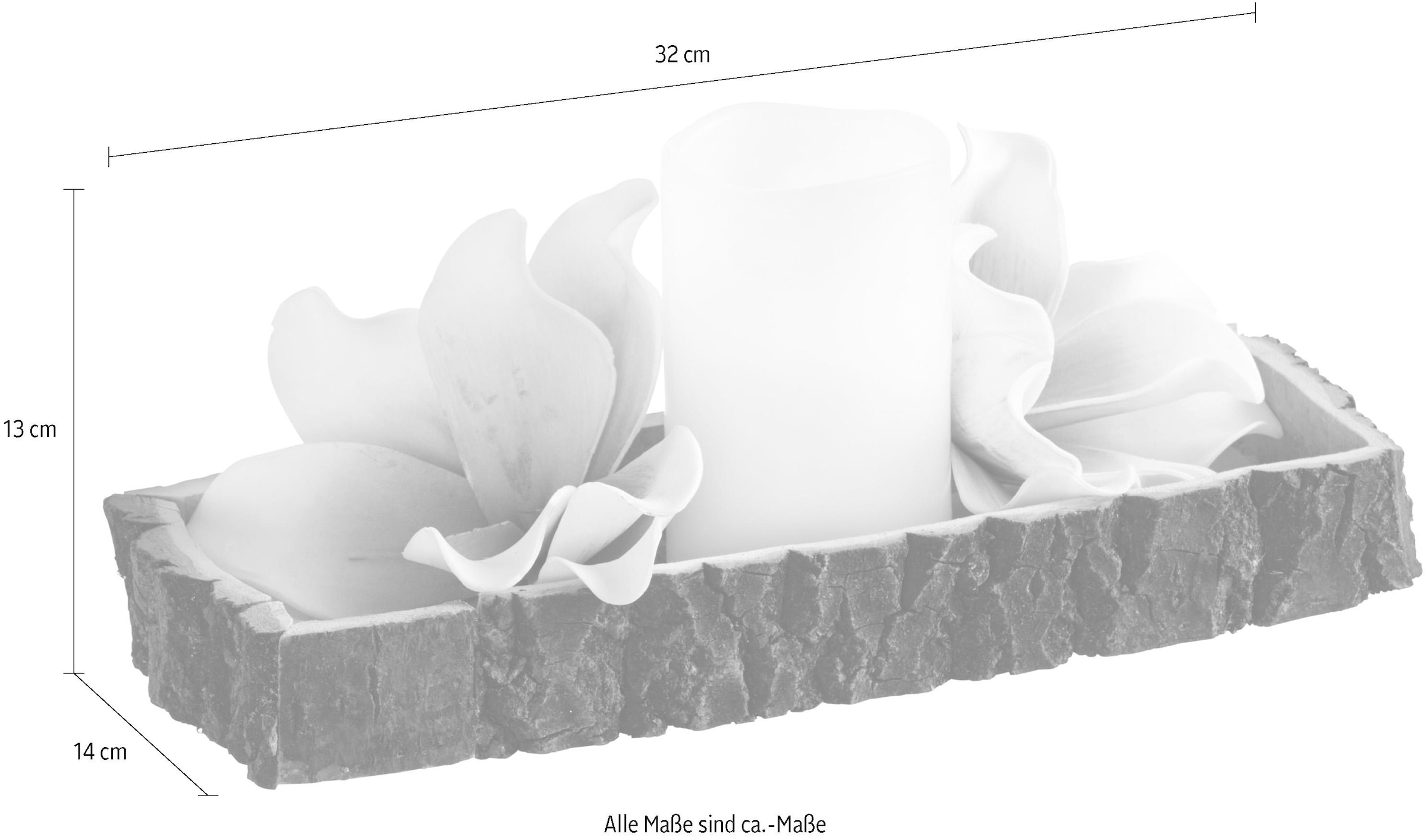 I.GE.A. Dekoobjekt, Soft-Magnolie kaufen BAUR 