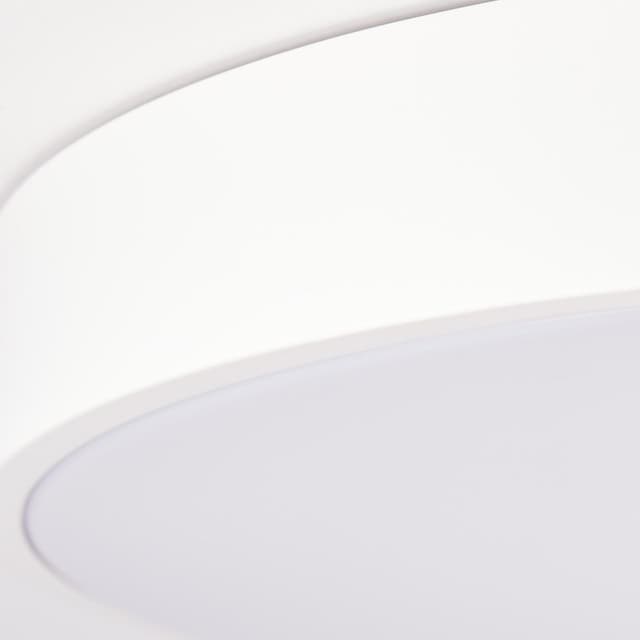 Brilliant LED Deckenleuchte »Slimline«, 1 flammig-flammig, Ø 49 cm, dimmbar,  CCT, 6800 lm, Fernbedienung, Metall/Kunststoff, weiß | BAUR