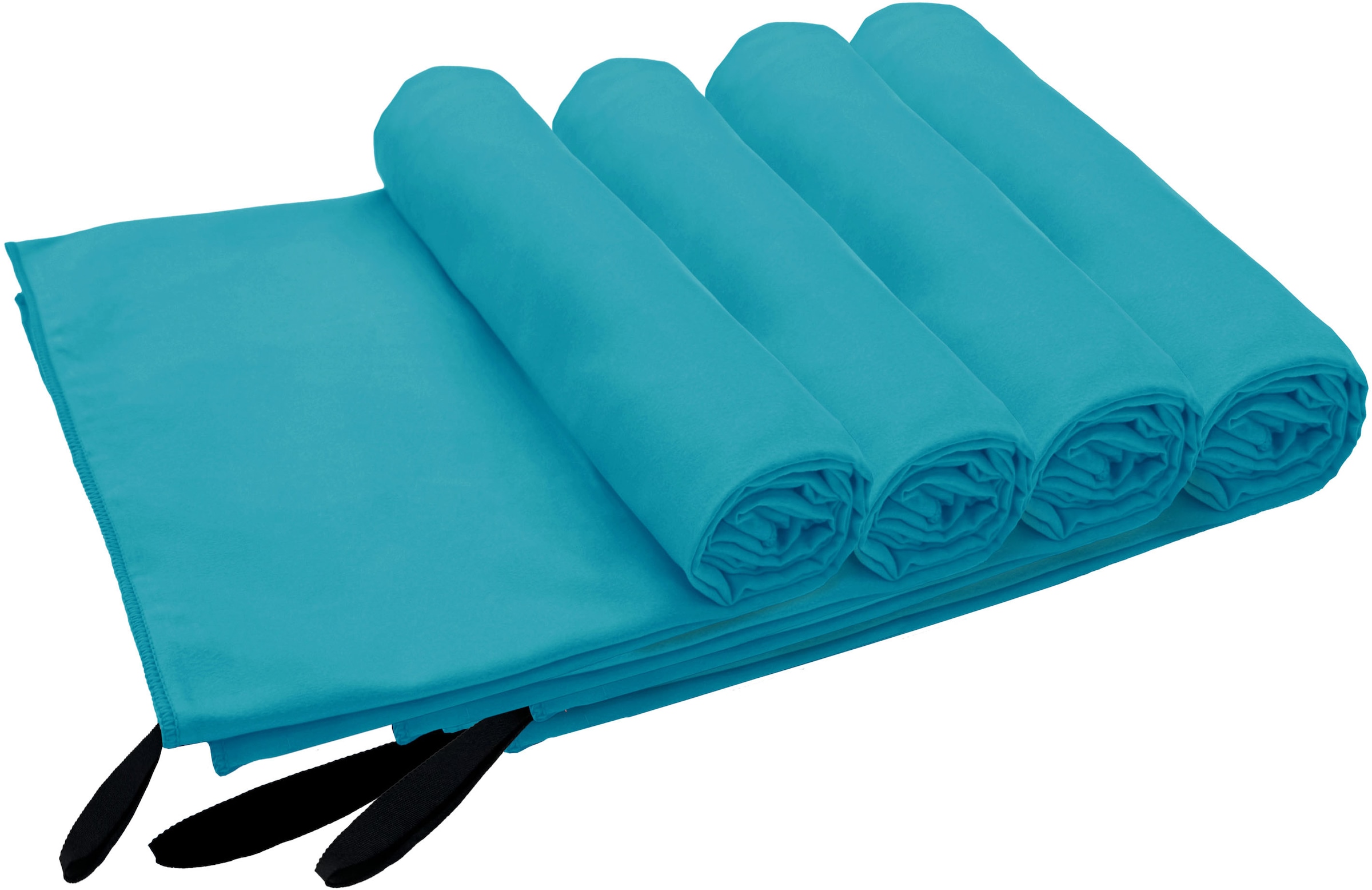 my home Handtücher "Xavi, 4 Teile, ideal als Sporthandtuch, Reisehandtuch, günstig online kaufen